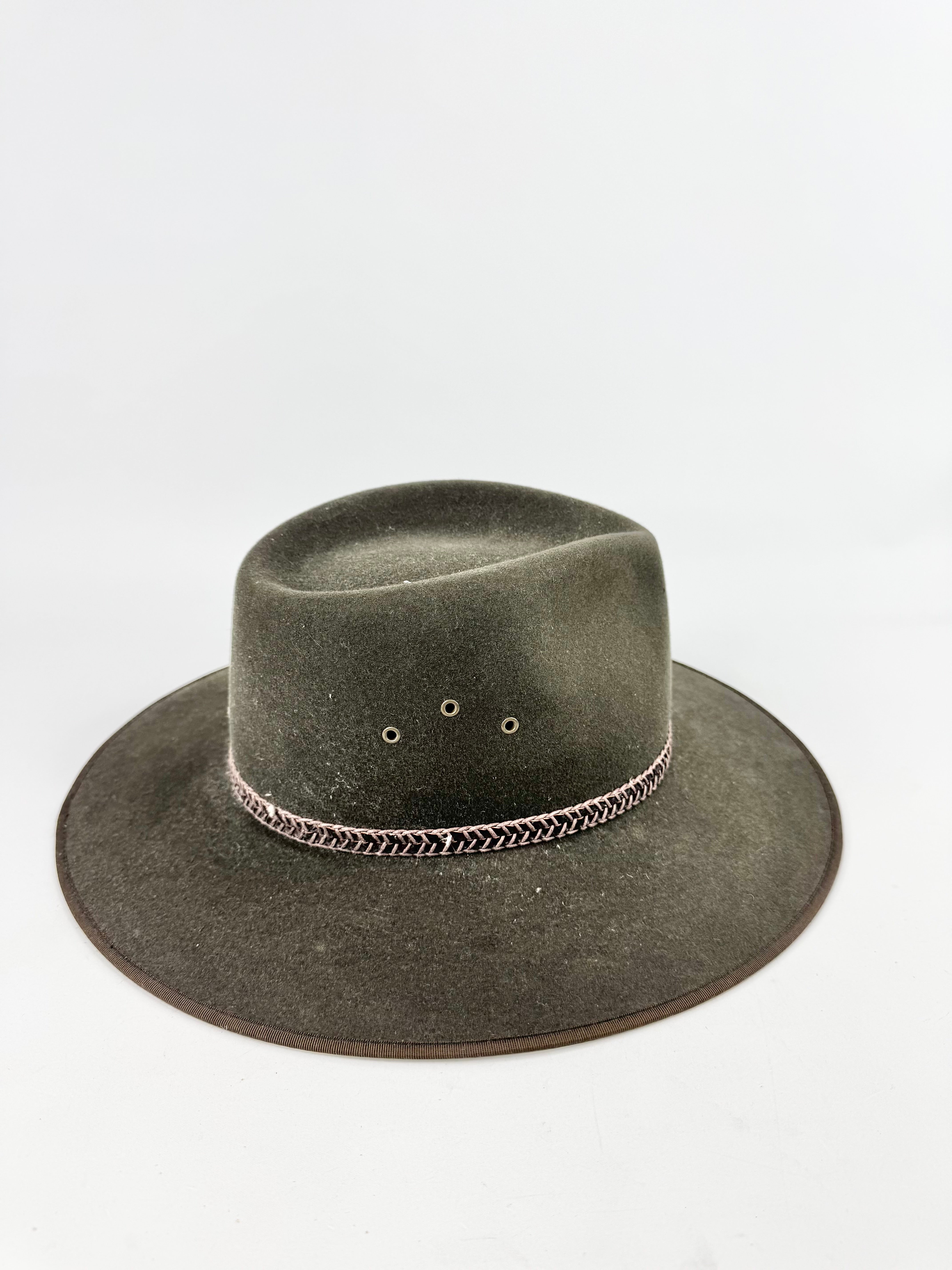 Akubra Olive Green 'Tablelands' Hat - 61