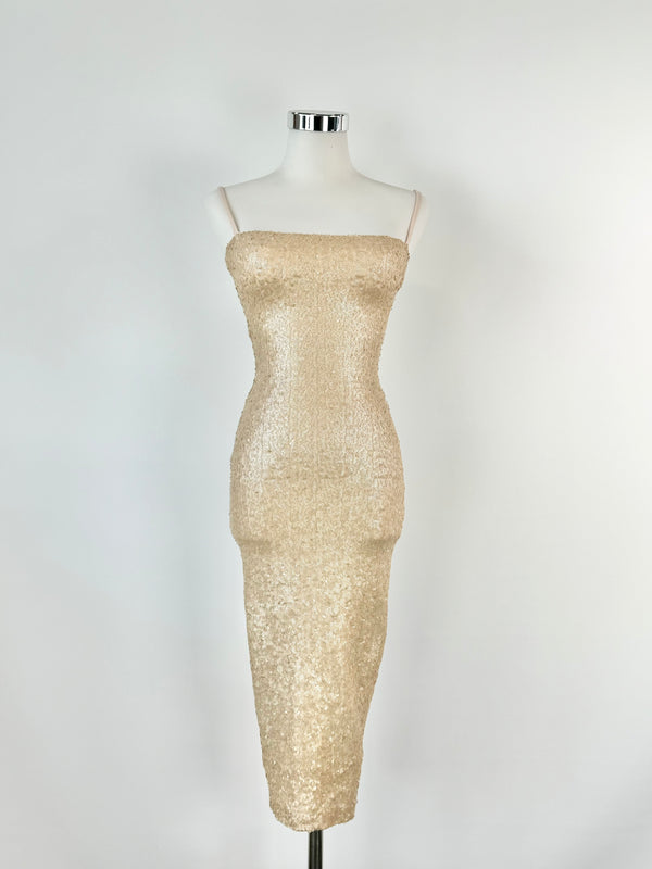 Nookie 'Lovers' Champagne Gold Gown - AU6