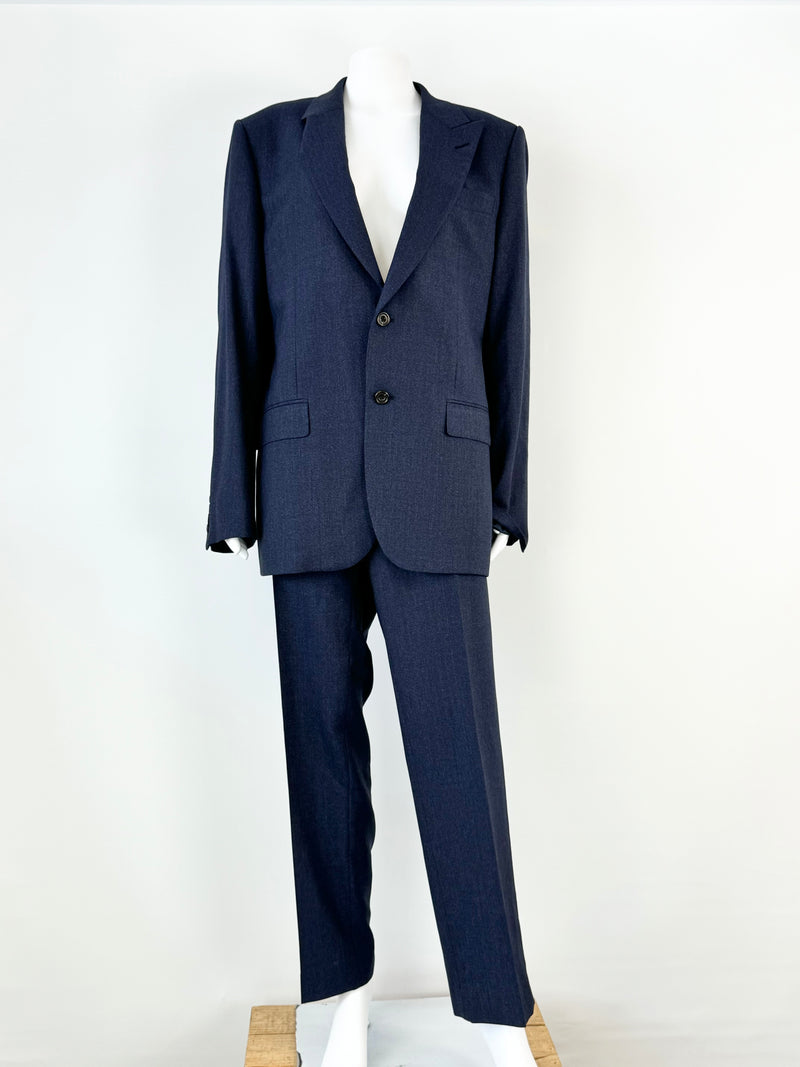 Chester Barrie Deep Blue Wool Suit WT - 42R