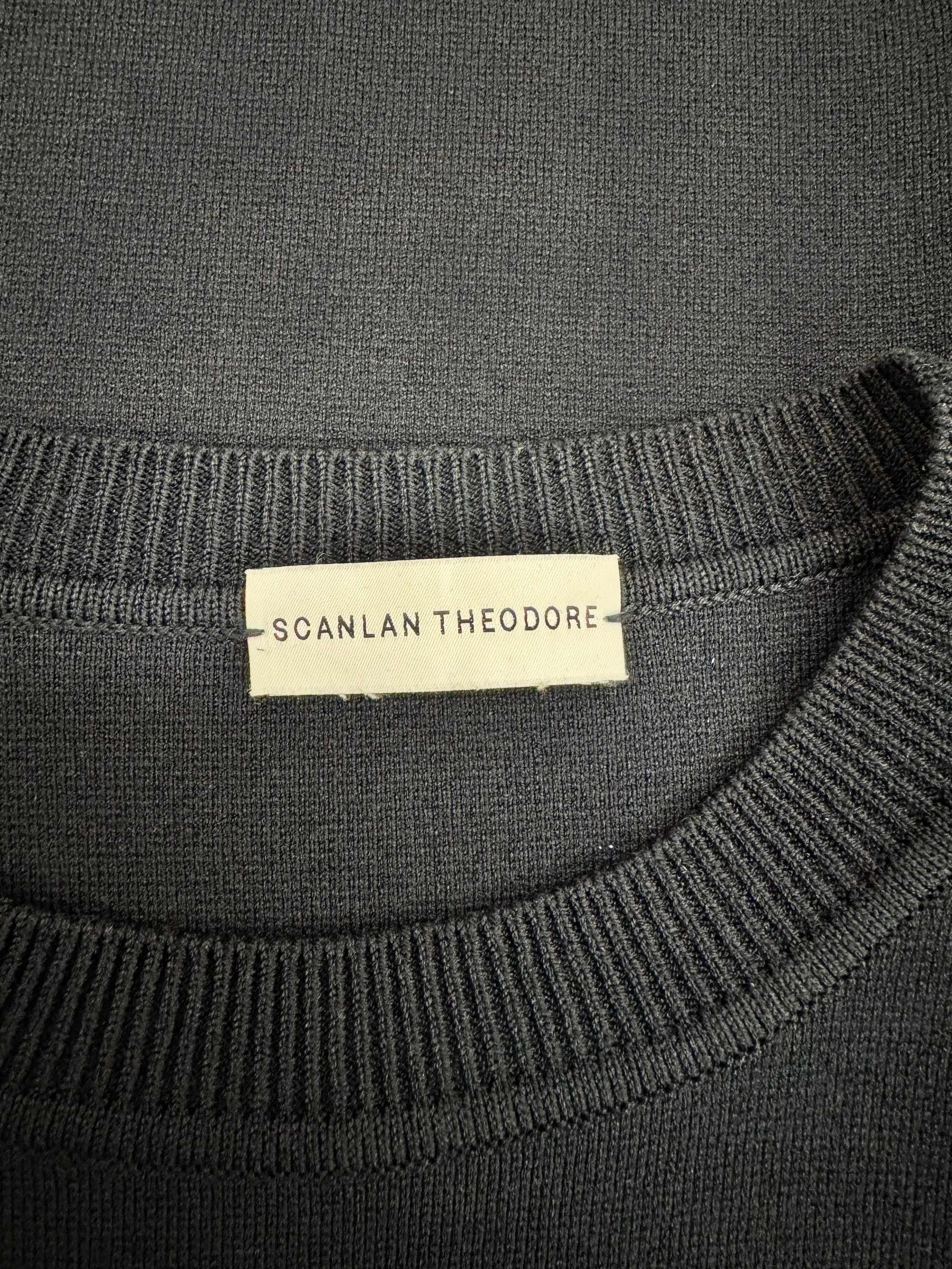Scanlan Theodore Navy Asymmetrical Long Sleeve - AU8/10