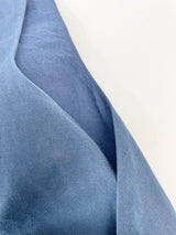 COS Navy Blue Linen Blend Midi Dress - AU12