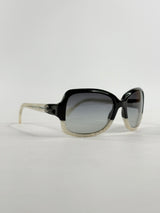 Chanel 5177 CC-Logo Black & White Sunglasses