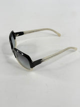 Chanel 5177 CC-Logo Black & White Sunglasses