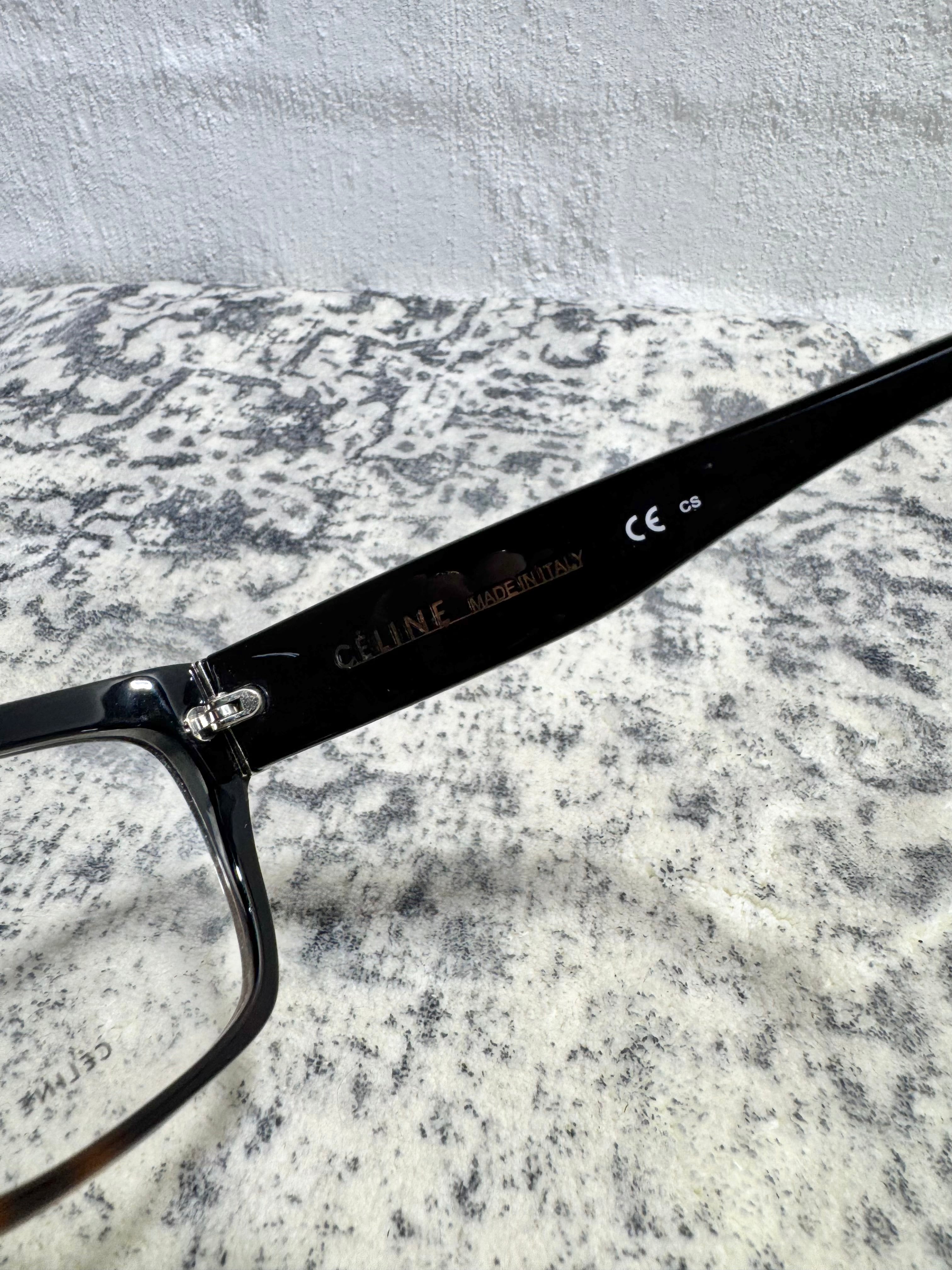 Céline Black and Tan Optical Glasses Frames