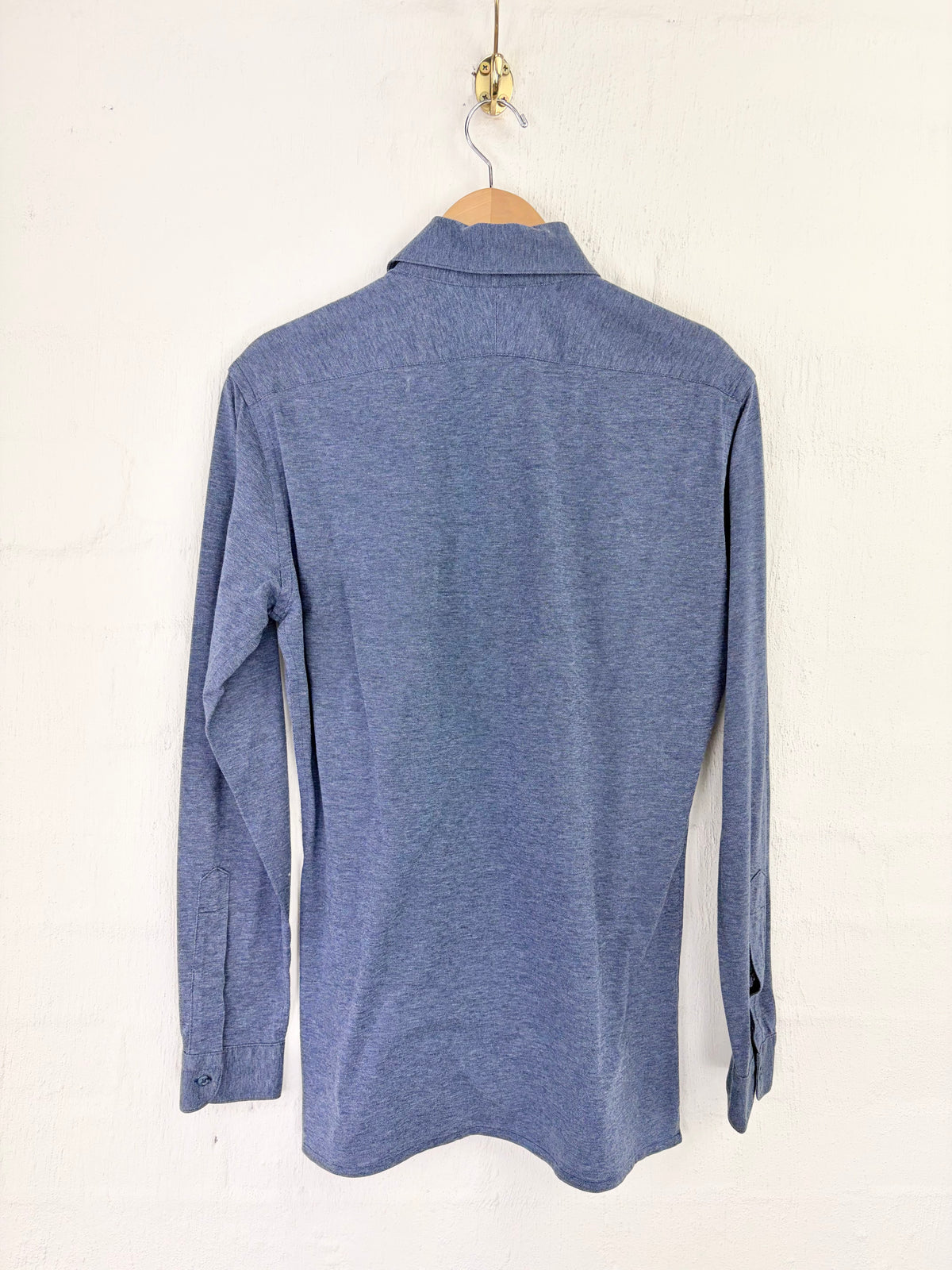 Godwin Charli Blue Long Sleeve Polo - 39