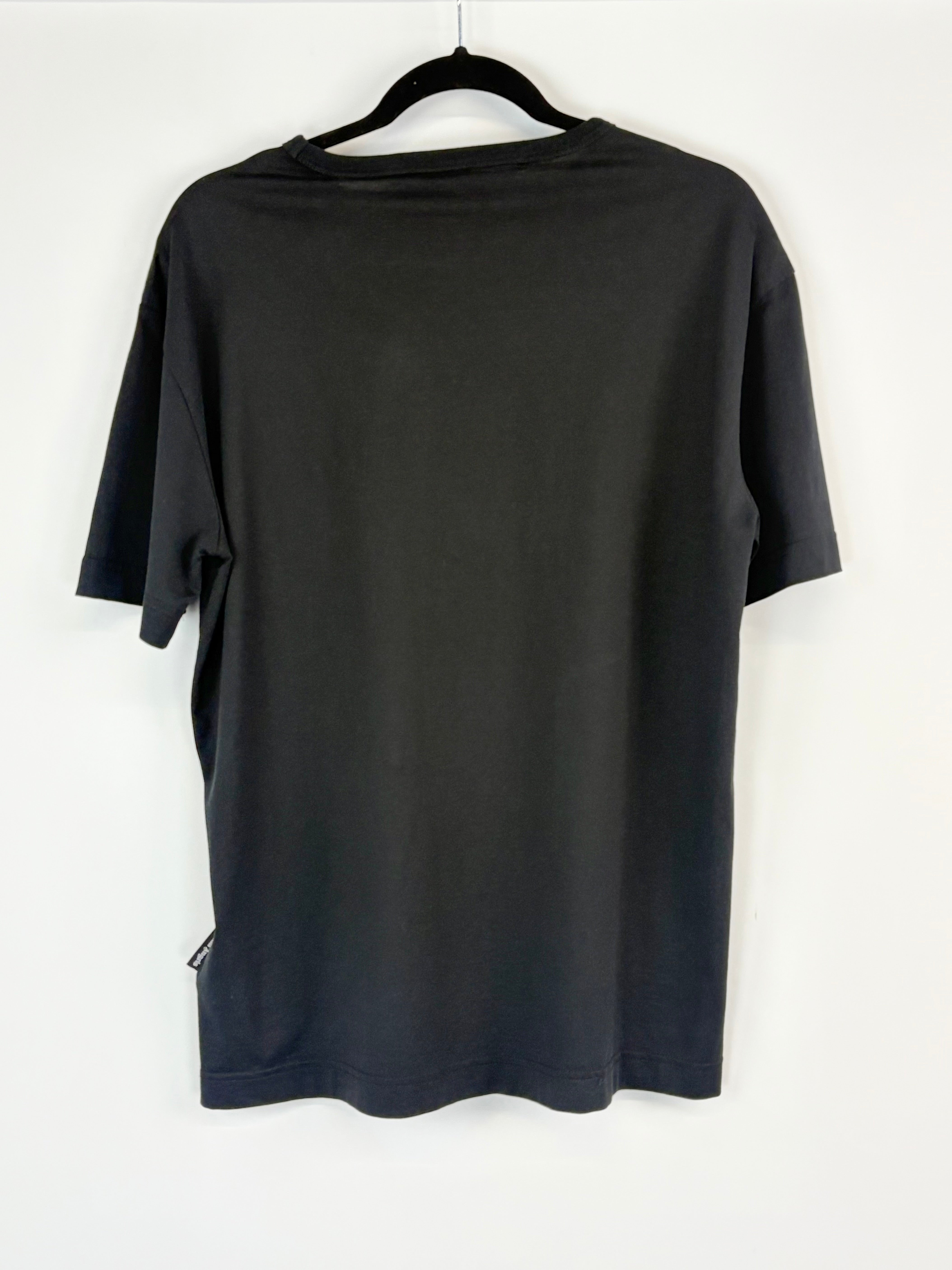 Palm Angels Fitted Black 'Life is Palm' T-Shirt - XL