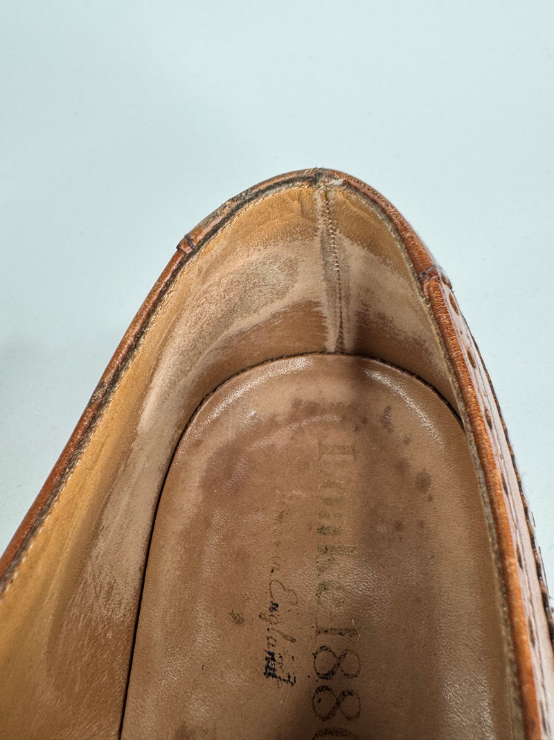 Vintage Loakes Tan Brogues - 8.5