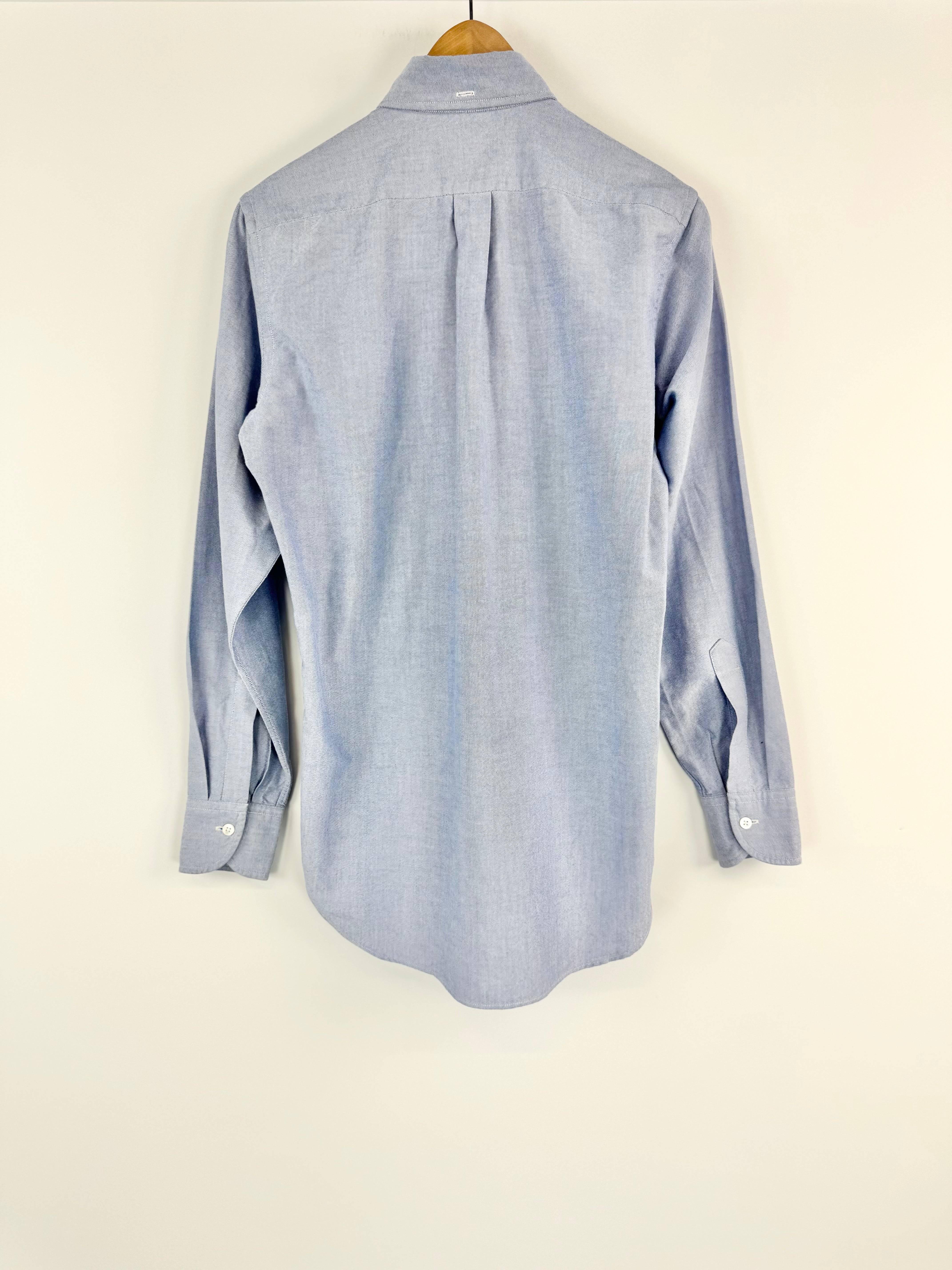 Drake's Blue Cotton Shirt - 15/38