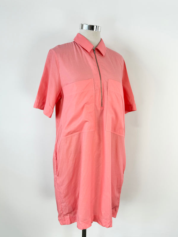 Cos Bright Pink Zipper Dress - AU10