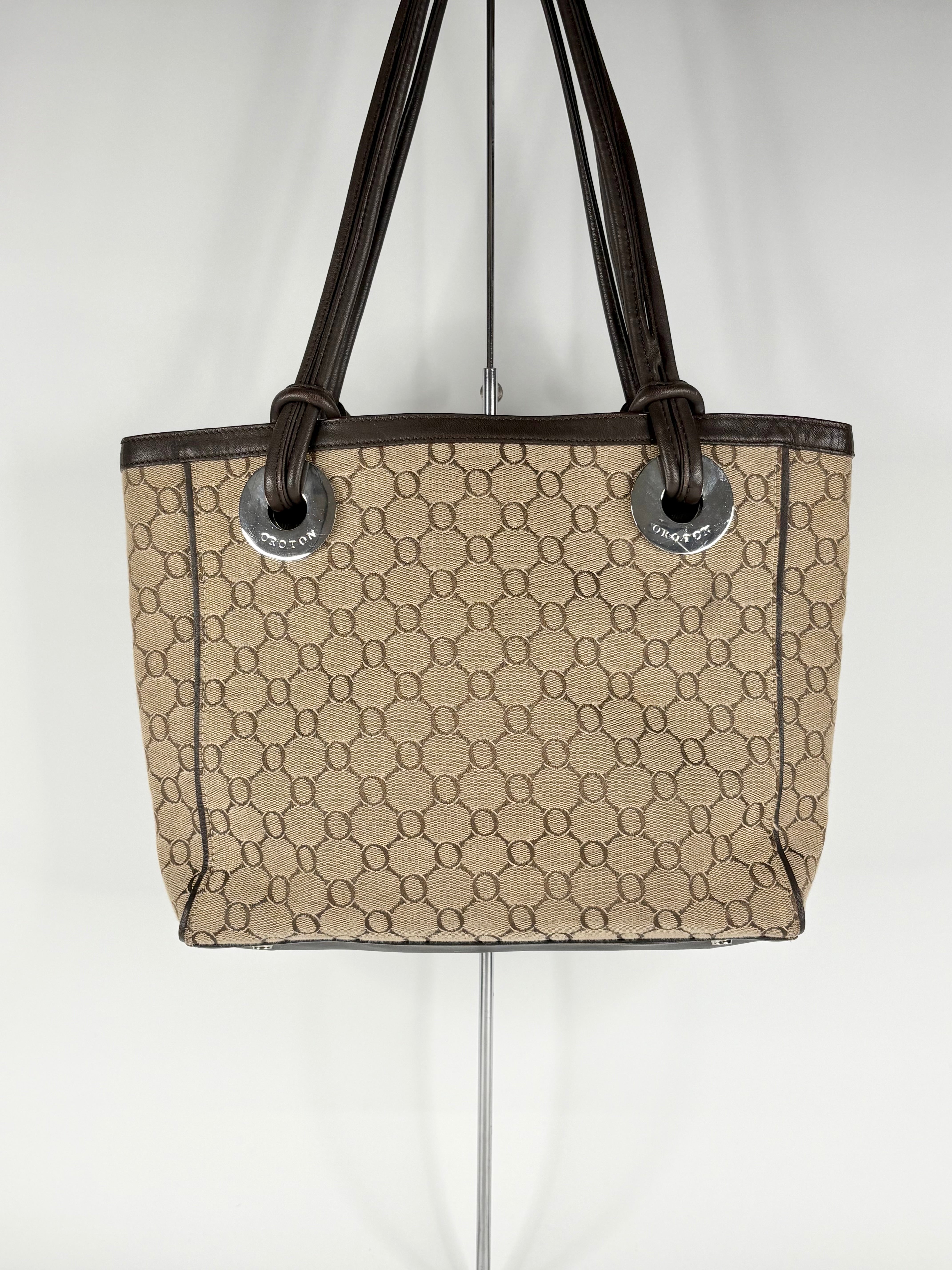 Oroton Signature Monogrammed Tote Bag