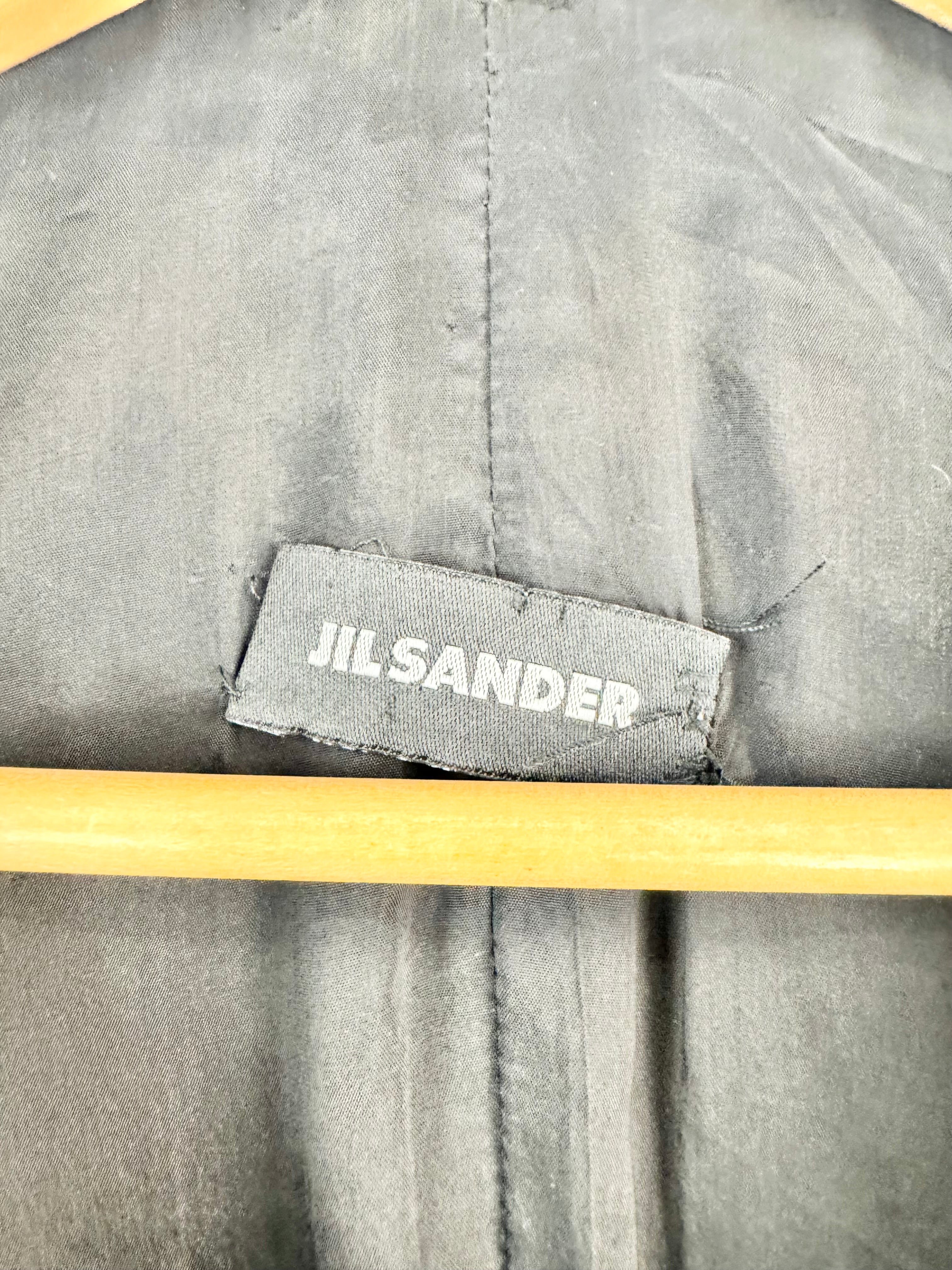 Jil Sander Black Wool-Blend Blazer - AU10