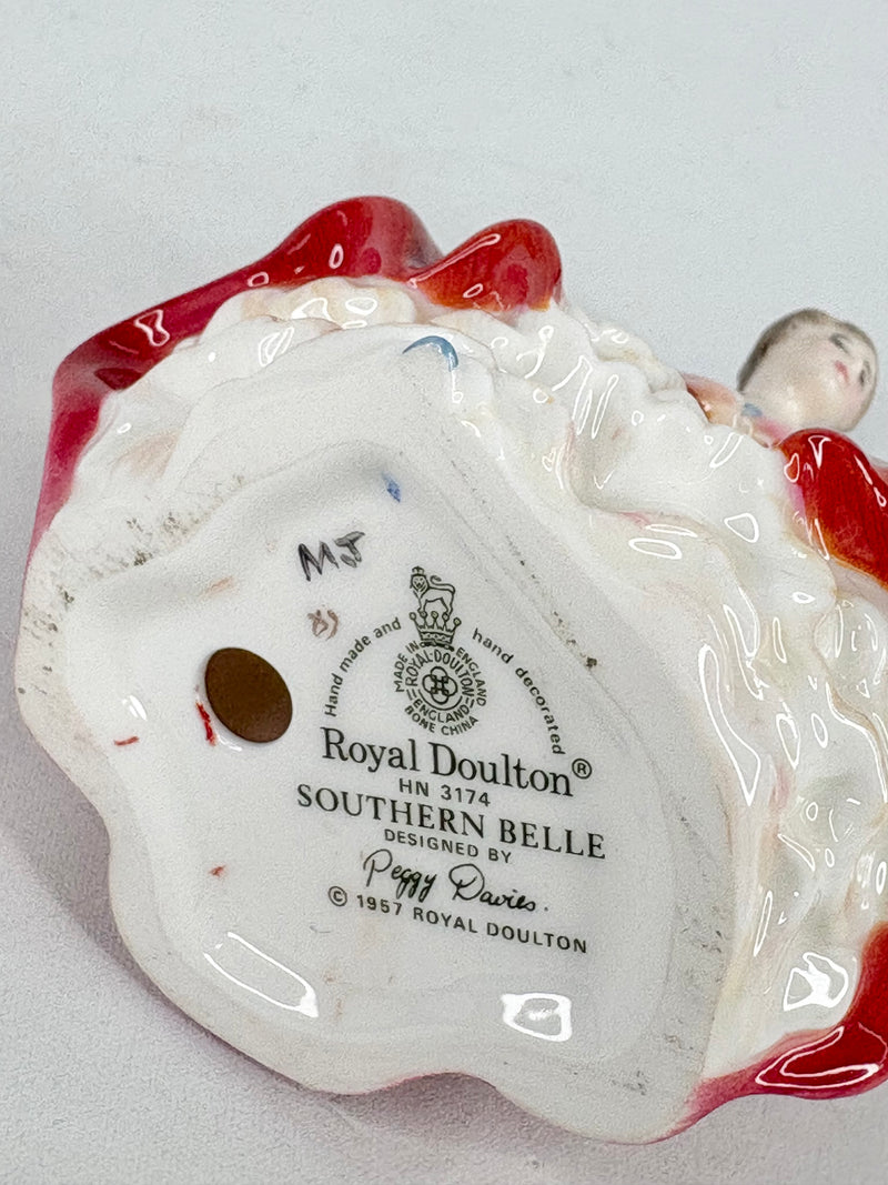 Vintage 50s Royal Doulton Southern Belle Mini Figurine
