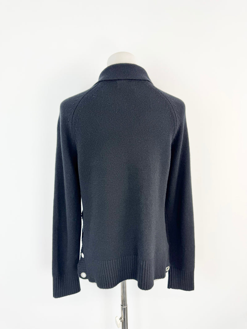 Frame Black Cashmere Sweater - AU8