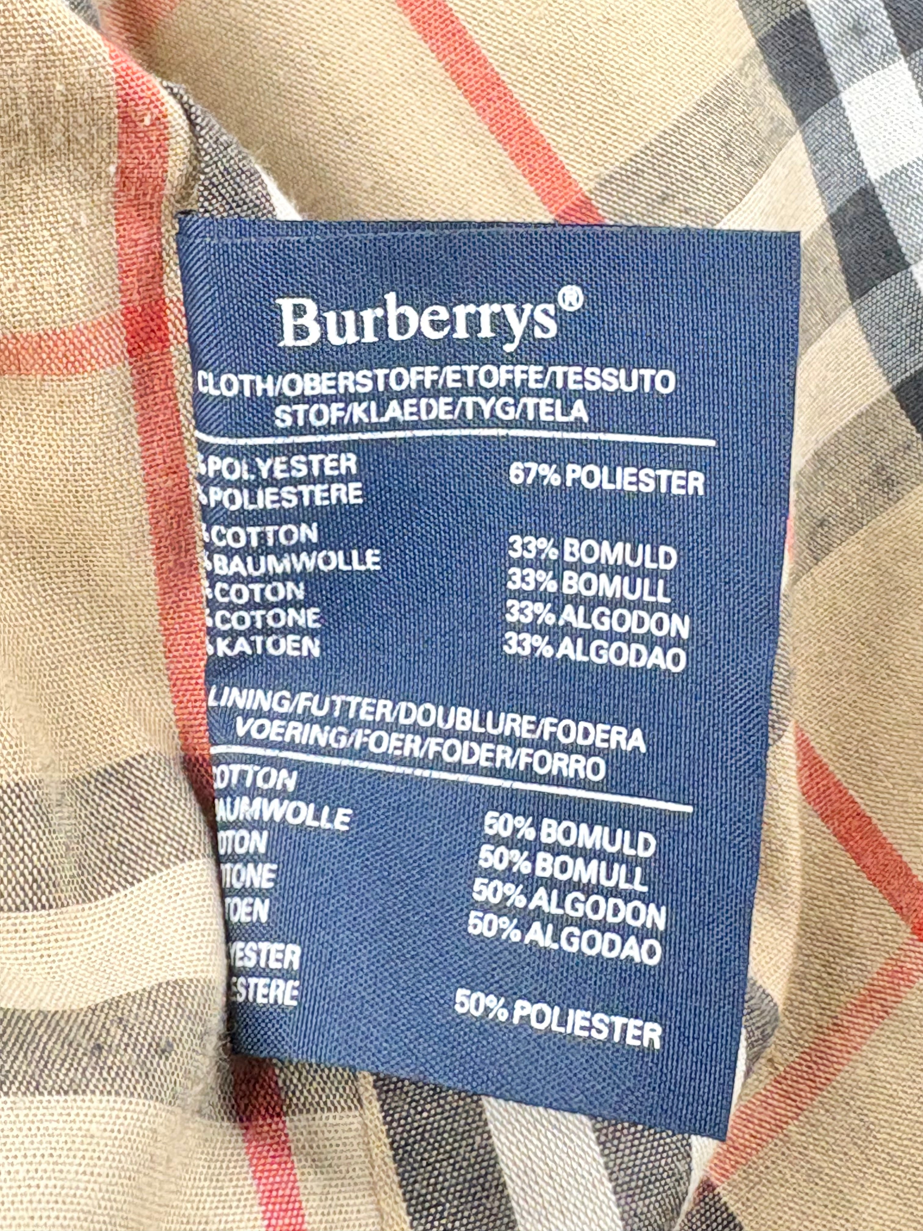 Burberrys of London Vintage 90s Hunter Green Trench Coat  - AU18