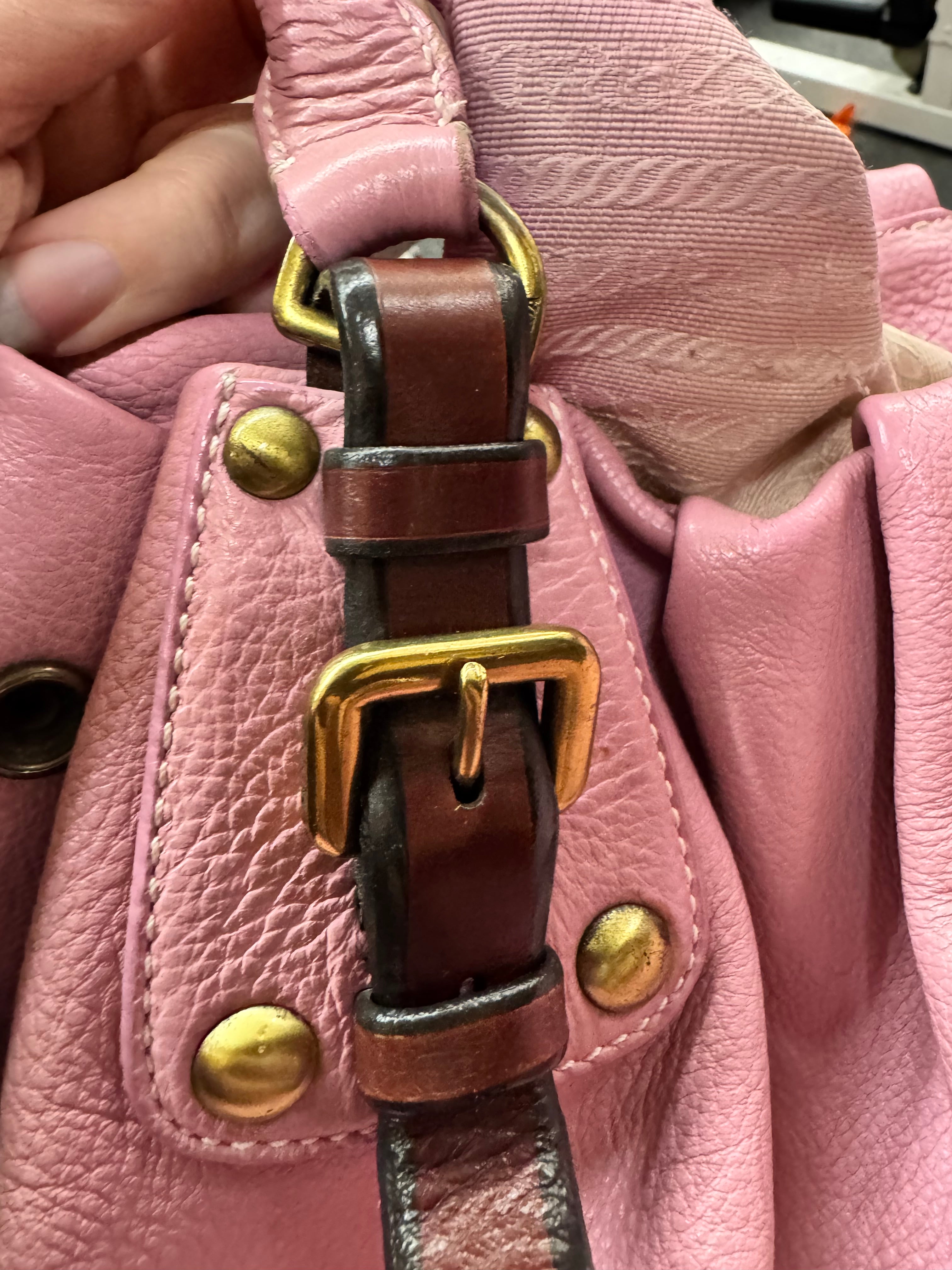 Prada Blossom Pink Hobo Bag