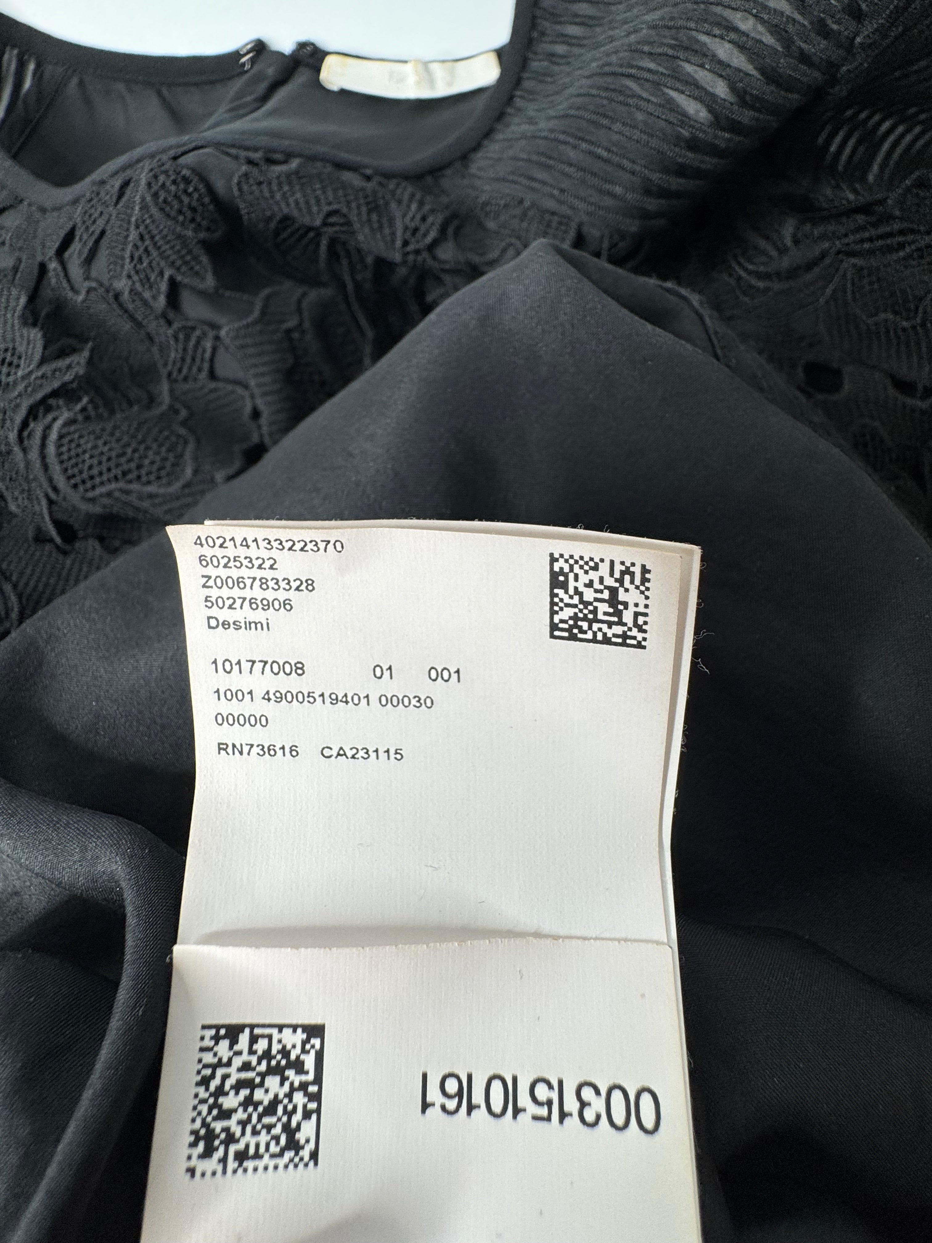 Hugo Boss Black Lace Appliqué 'Desimi' Dress - AU10
