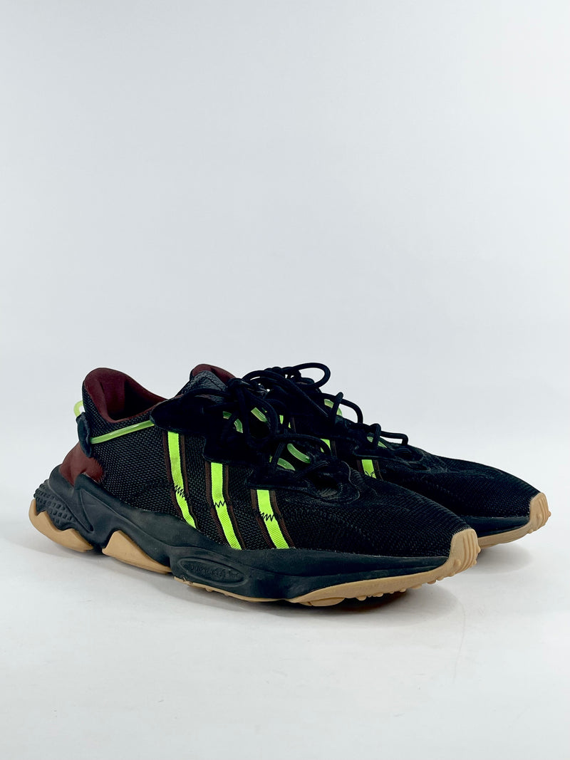 Adidas Ozweego 'Pusha T Core' Black Sneakers - US12.5