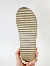 Lee Mathews Cream Sling Back Platform Sandals - EU37