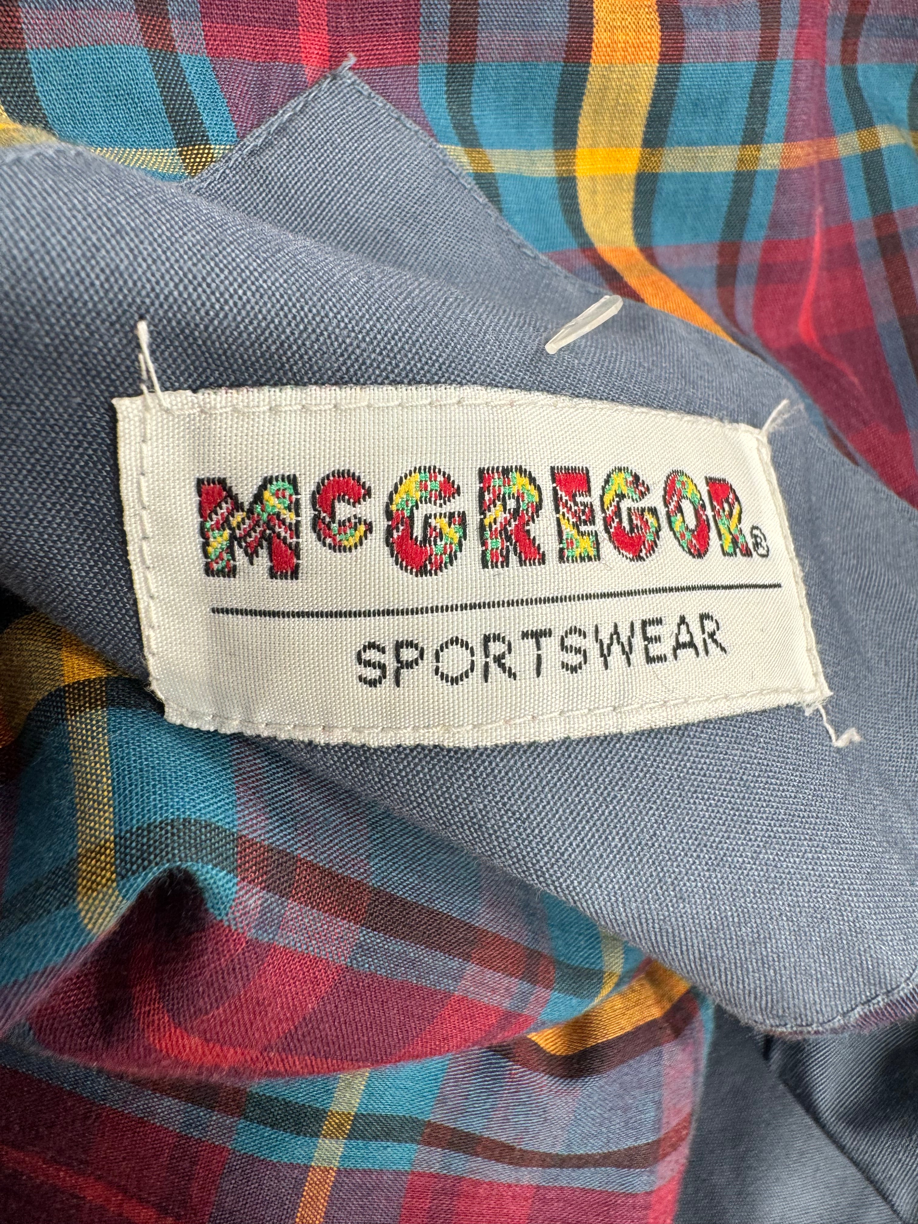 Vintage McGregor Sportswear Dusty Blue Jacket - L