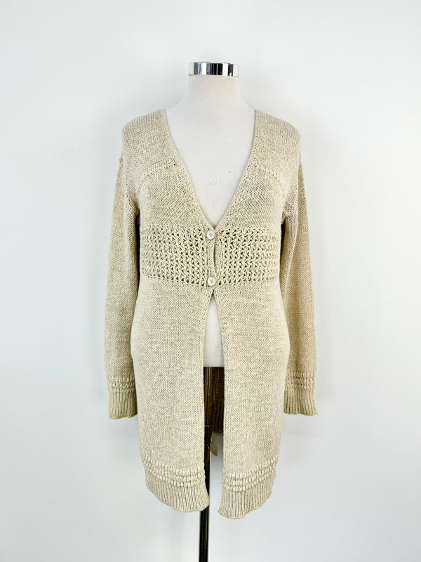 Transit Par Such Oatmeal Knitted Cardigan - AU12