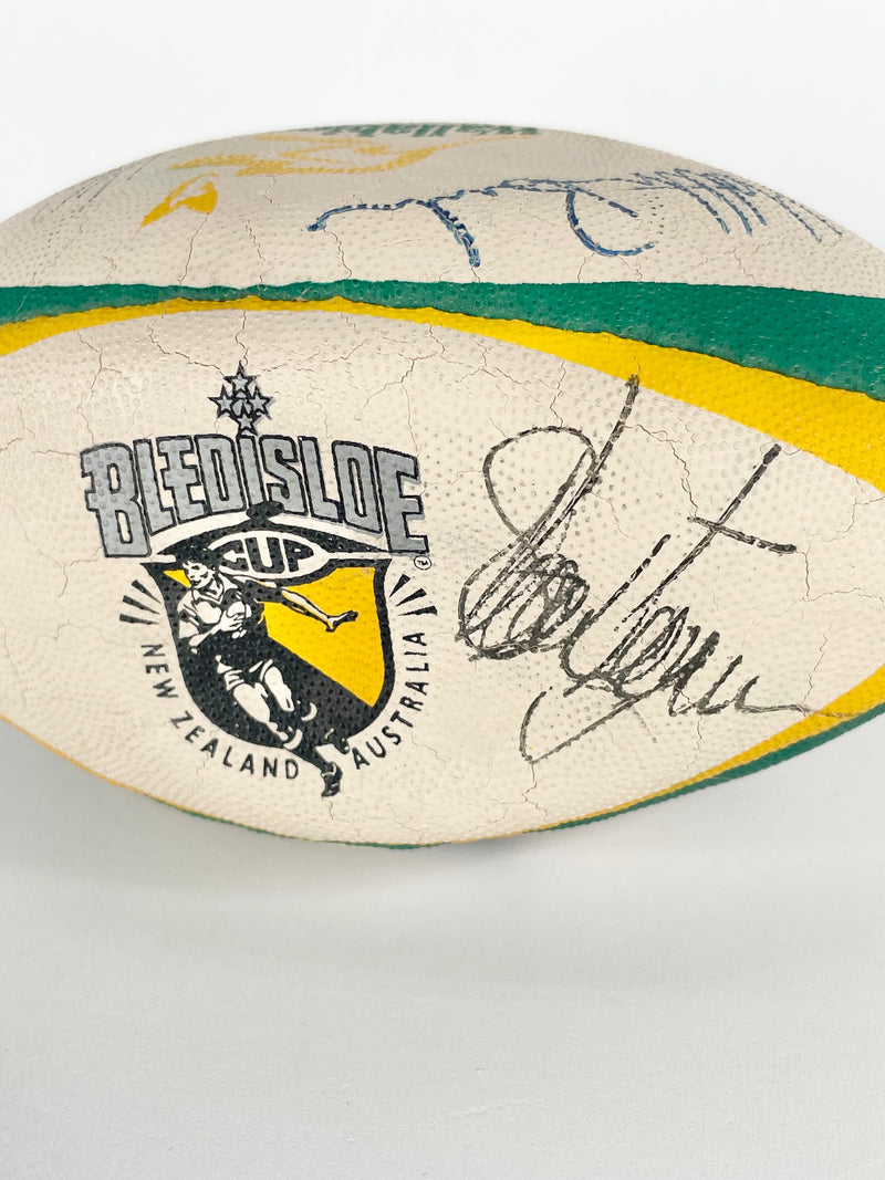 Signed 1997 Bledisloe Cup Mini Rugby Ball