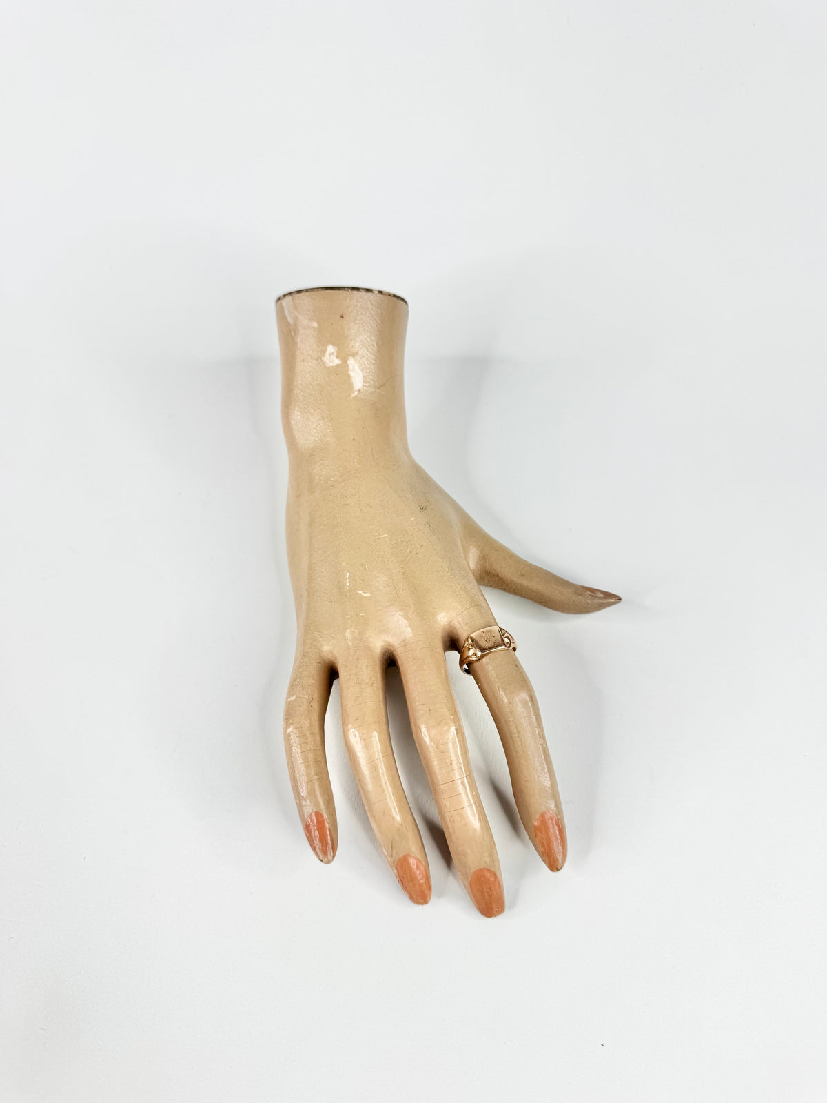Vintage 9ct Rose Gold Signet Ring
