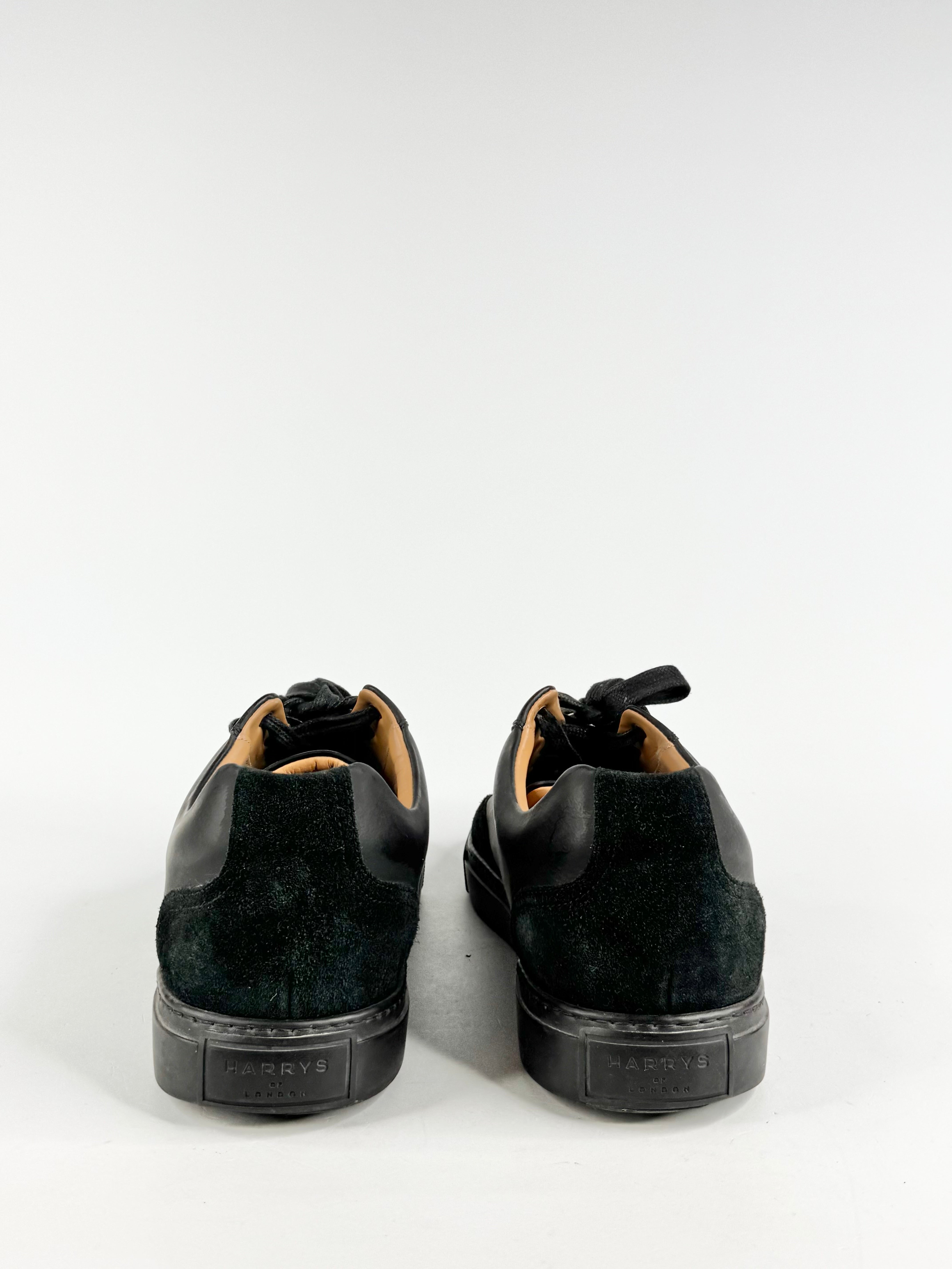 Harry's of London Black Leather & Suede Lace Ups - EU43
