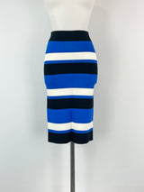 BCBGMaxazria Blue, Black & White 'Viola' Mini Skirt - AU8