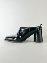 Creatures of Comfort Black Leather Slip On Heels - EU40