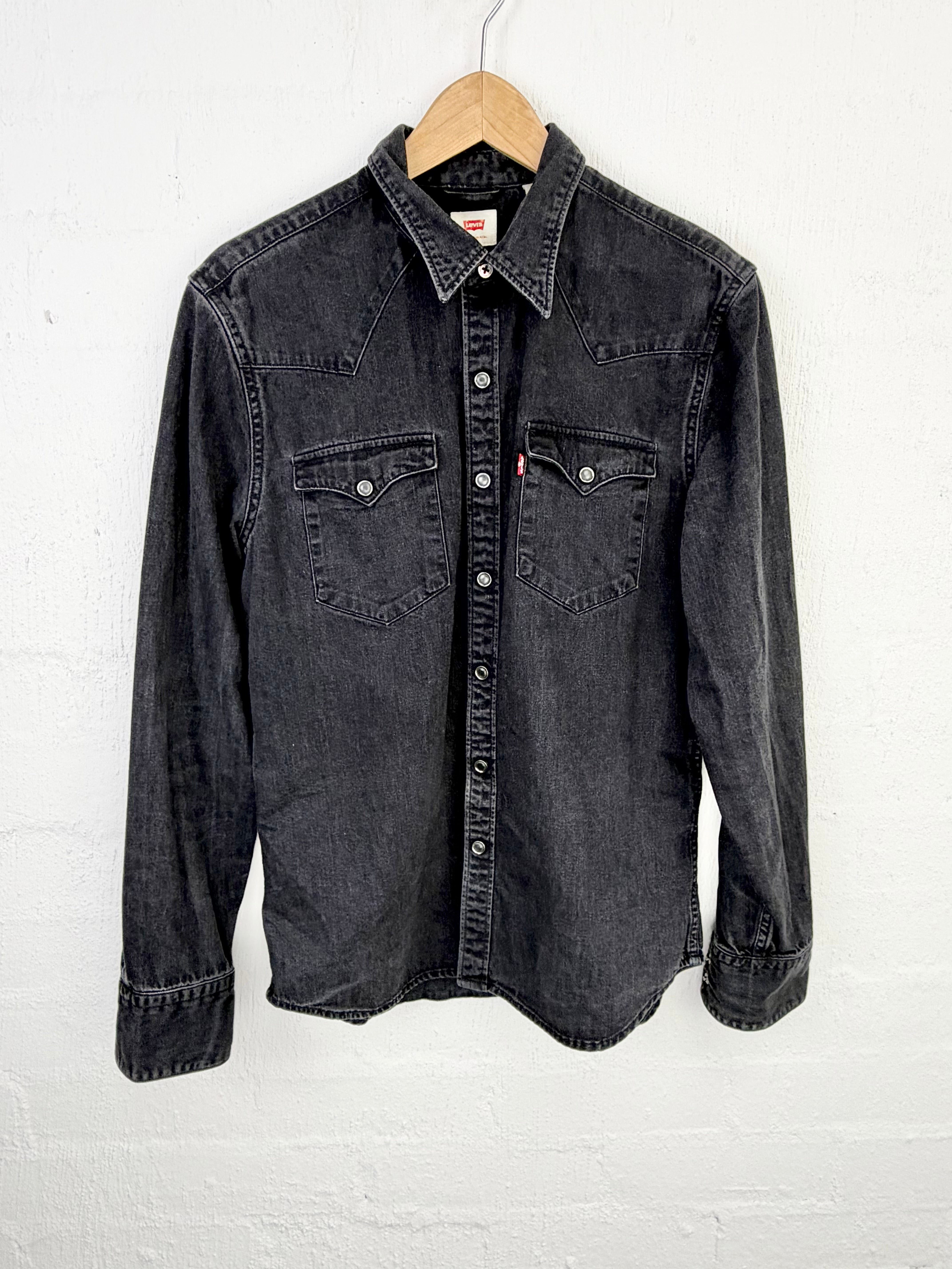 Levi's Faded Black Button Up Shirt - M