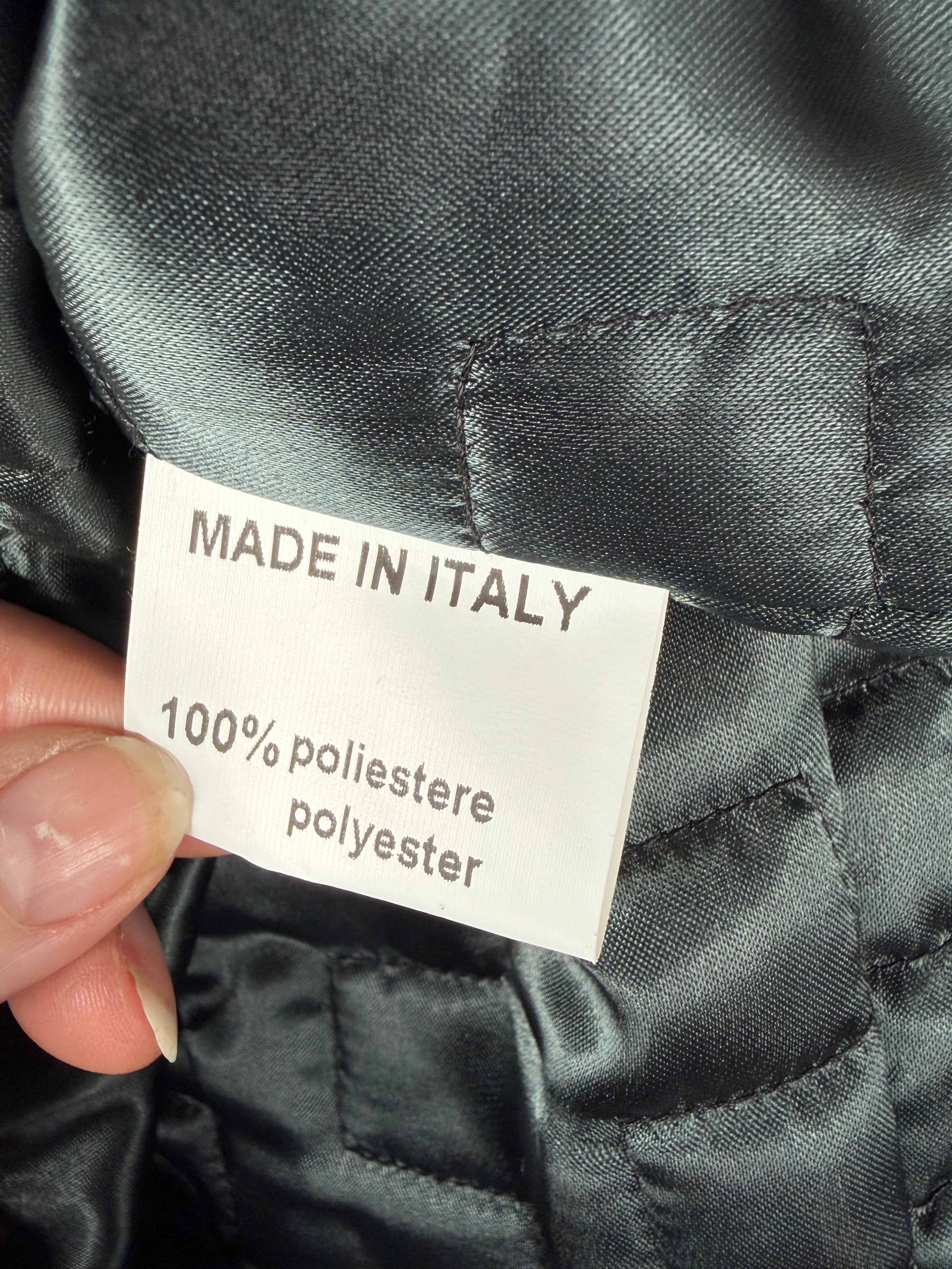 Romeo Gigli Metallic Grey Trench - AU14