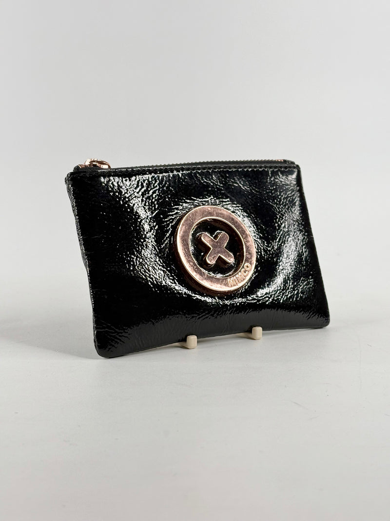 Mimco Patent Black Leather Coin Purse