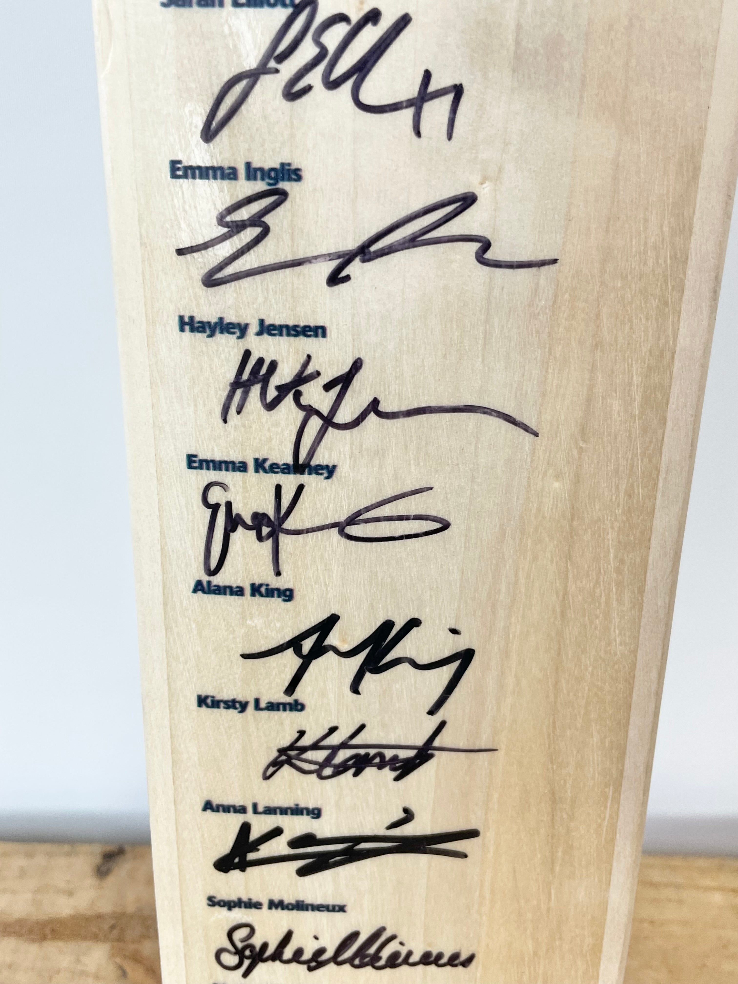 Signed Victorian VicSpirit 2016-17 Season Cricket Bat