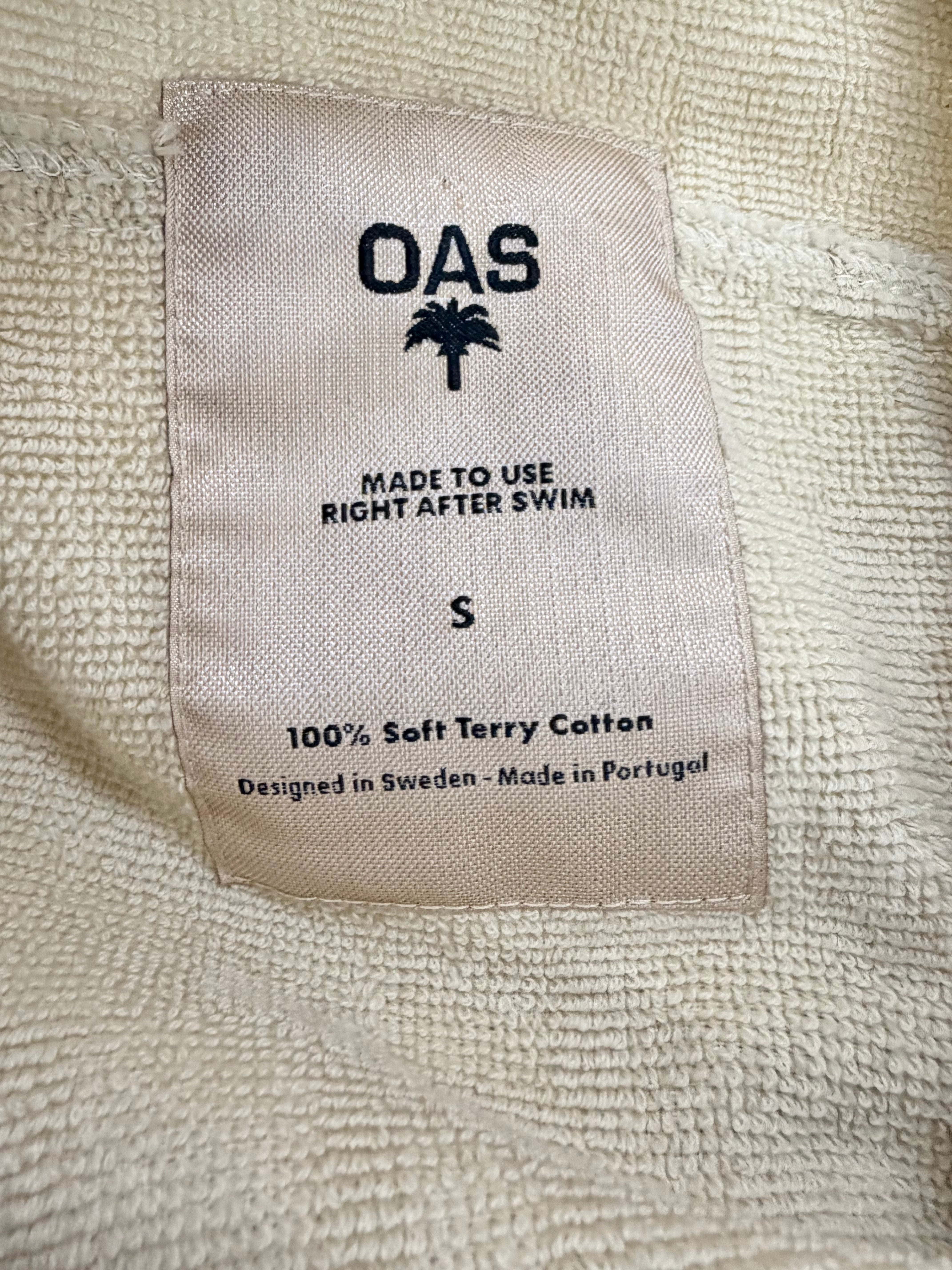 OAS Beige Terry Towel Fabric Shirt - S