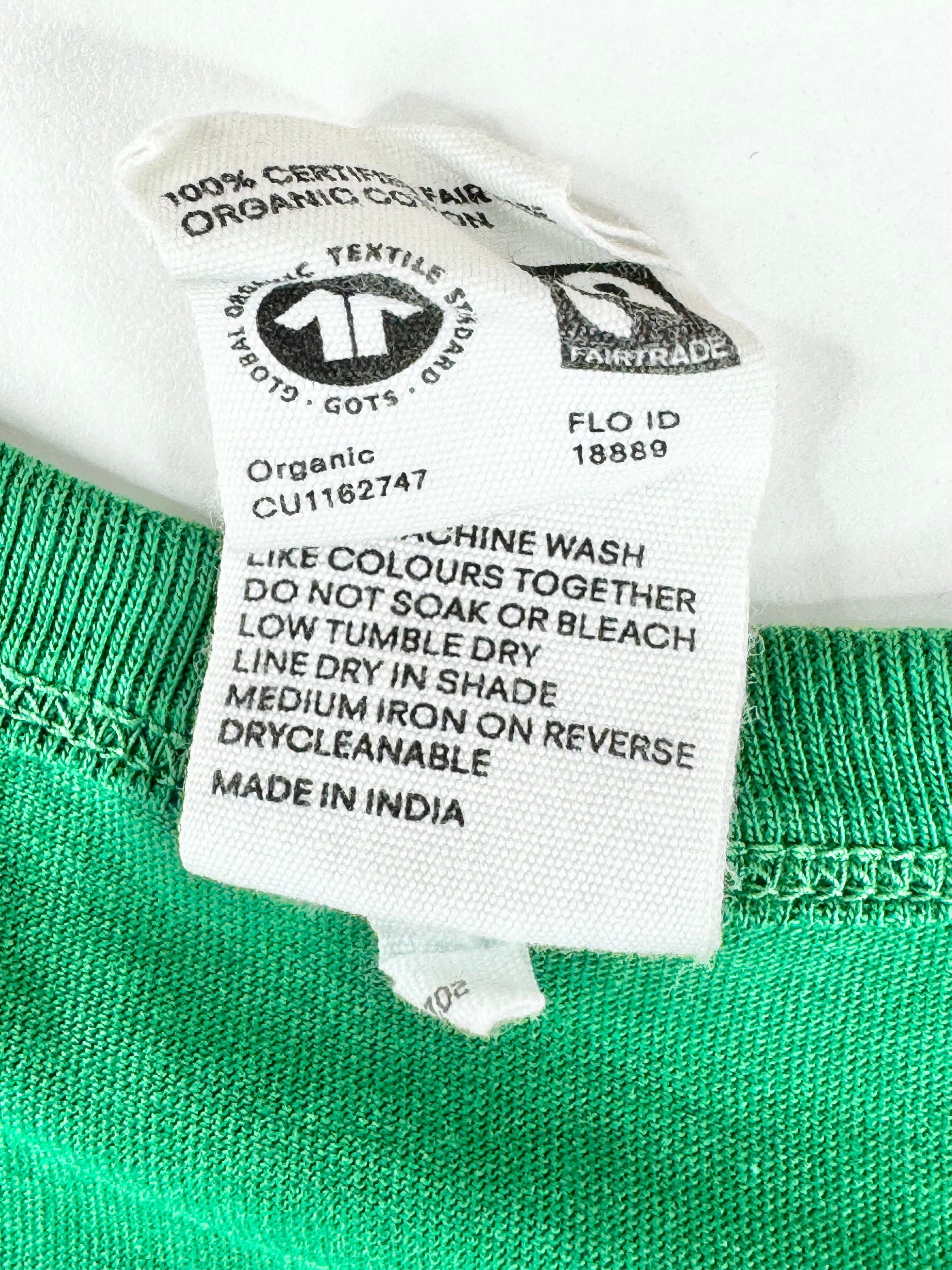 Kowtow Forest Green Organic Cotton Singlet - AU6/8