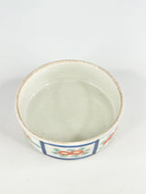 Antique Blue & Red Floral Lidded Dish