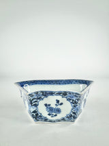 Antique Rectangular Shaped Cobalt Blue Dish