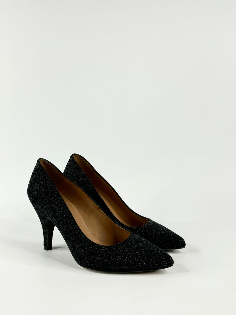 The Last Conspiracy Black Sparkle Heels - EU37