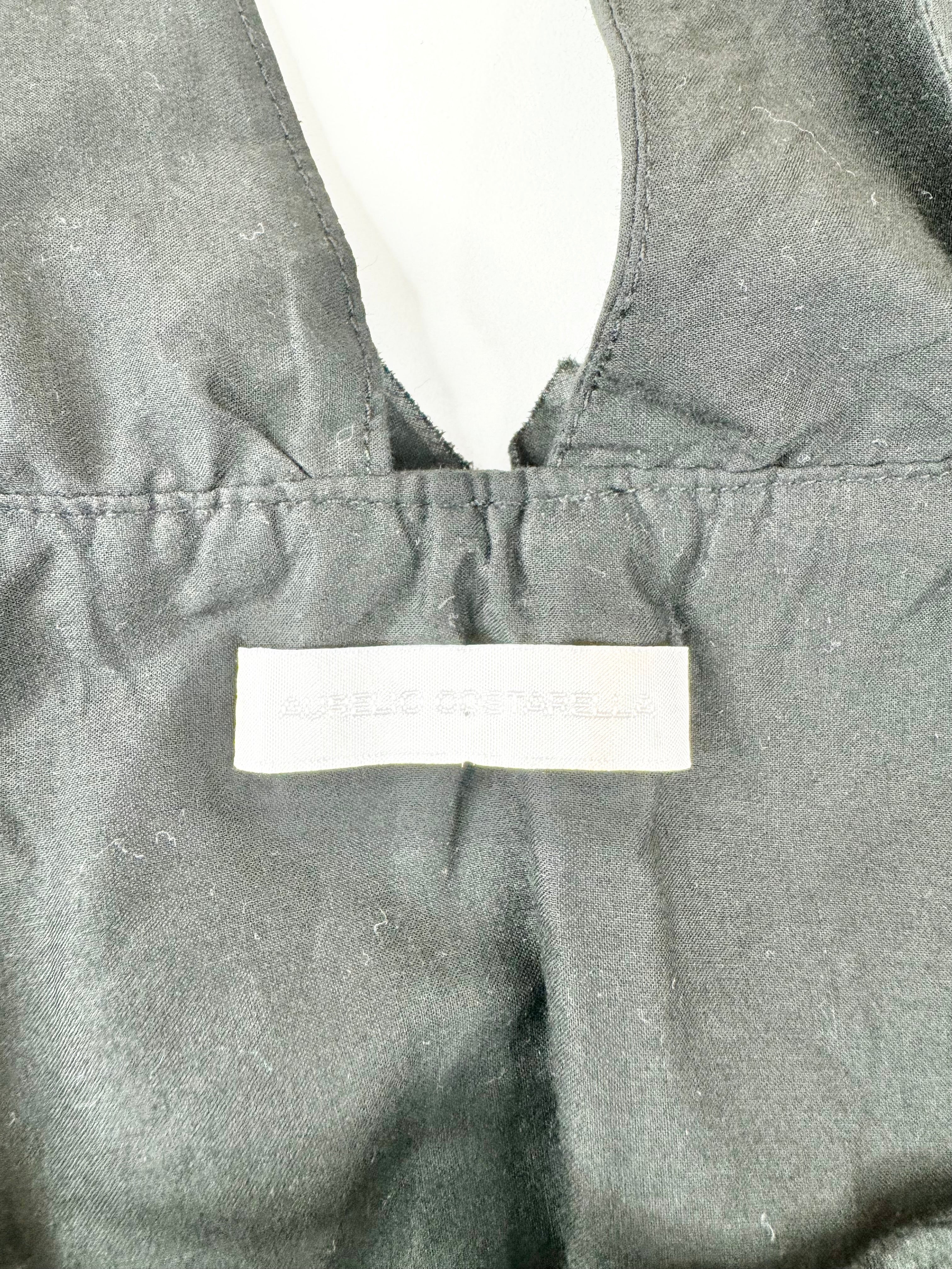 Aurelio Costarella Black Cotton Layered Top - AU8