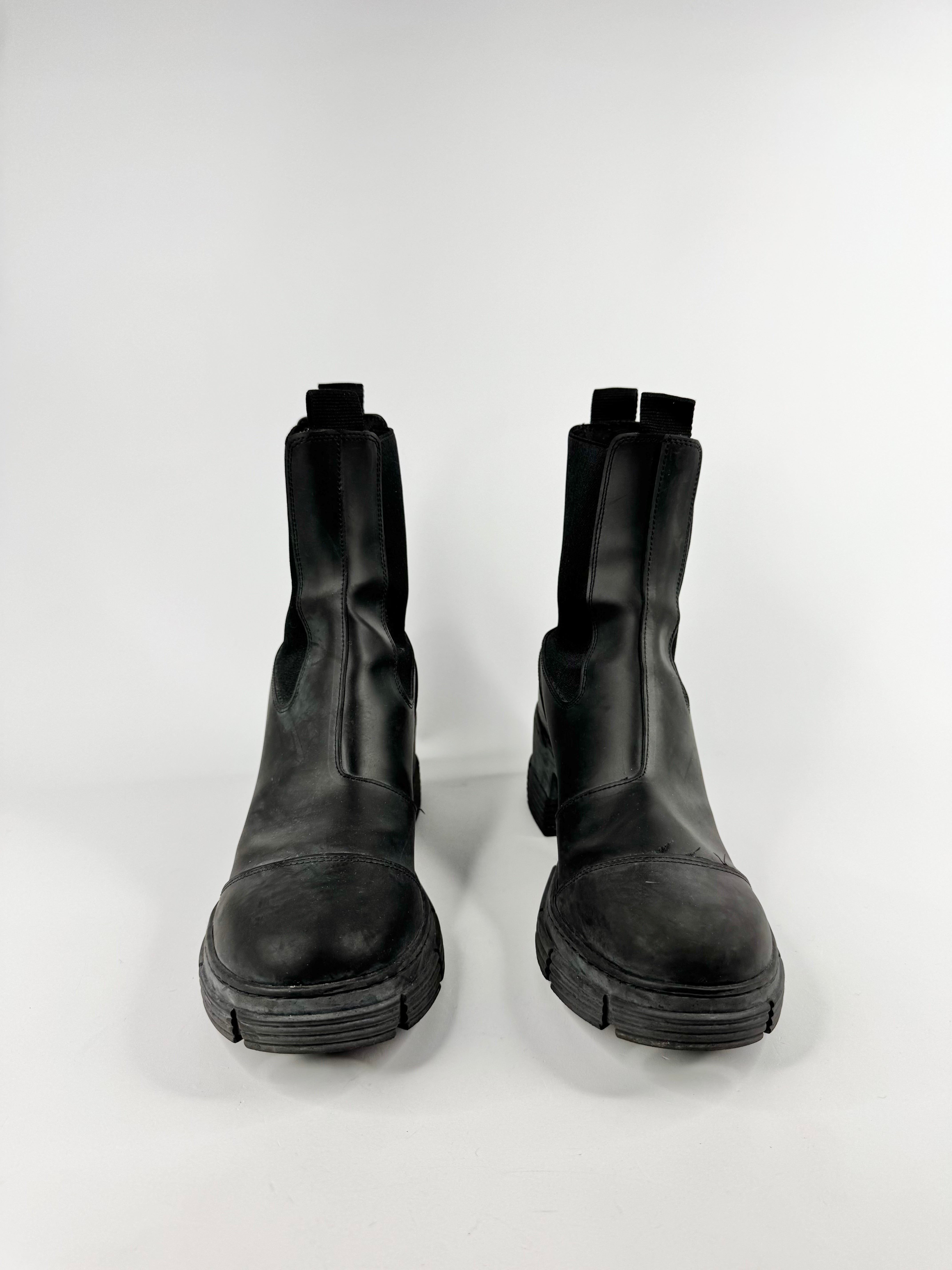 Ganni Black Combat Boots - EU40