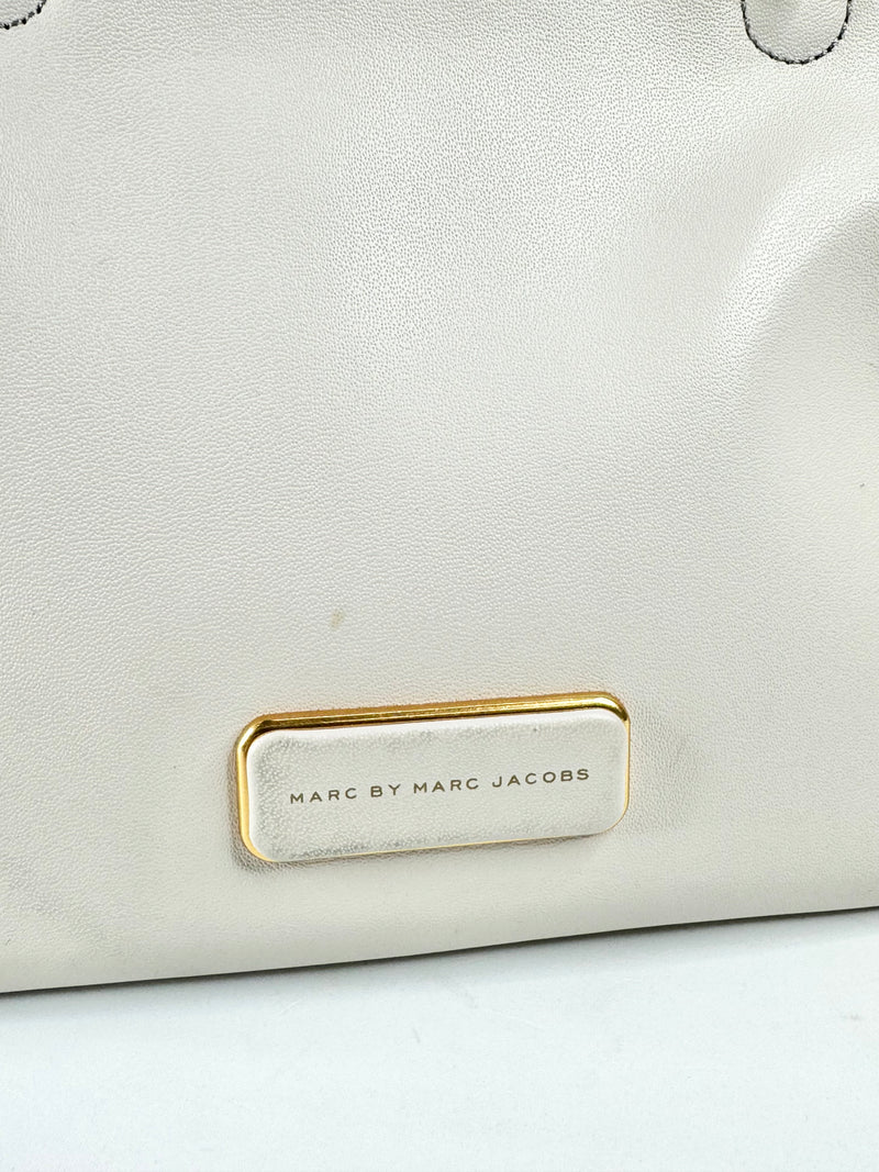 Marc by Marc Jacobs Cement & Black Cross Body Bag