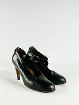 Vintage Marni Sleek Black Mary Janes - EU37