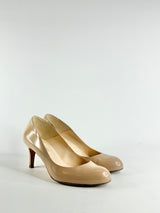 L.K. Bennet Smooth Beige Pumps - EU37.5