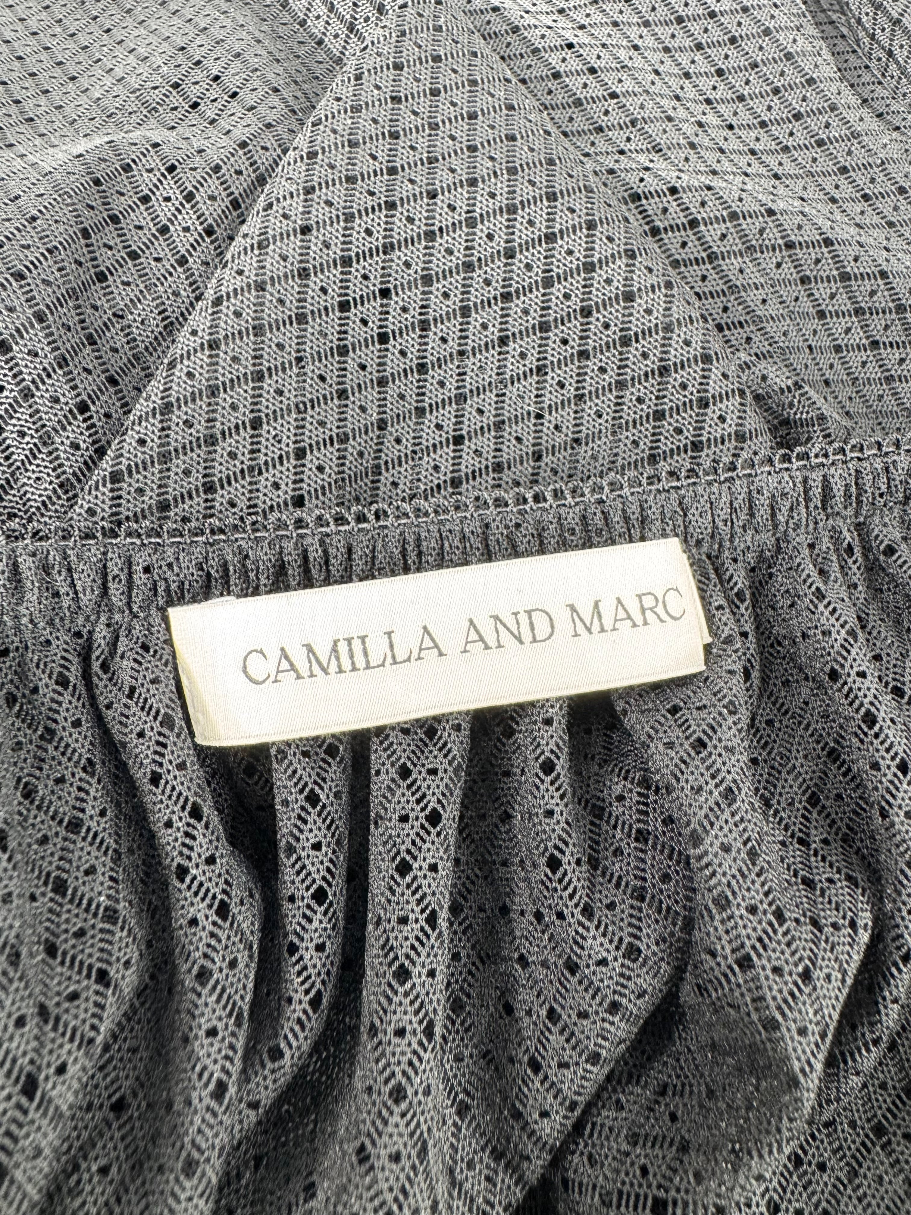 Camilla & Marc Black Lattice Maxi Skirt - AU10