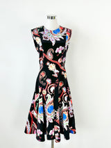 Mary Katrantzou Masson Urdu Paisley-Print Dress - AU10