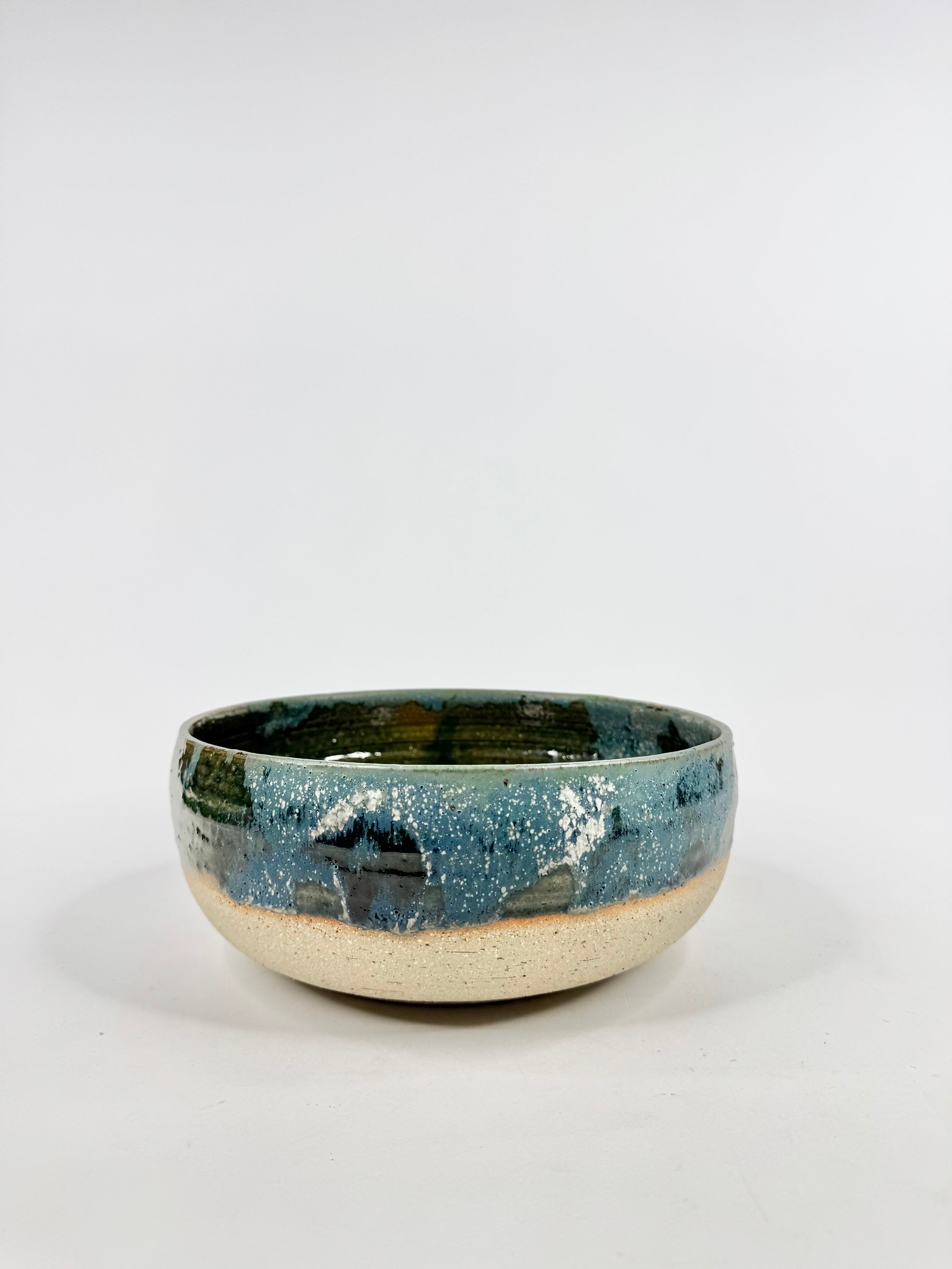 Woodshed Ceramics Blue & Green Glazed Stoneware Dish