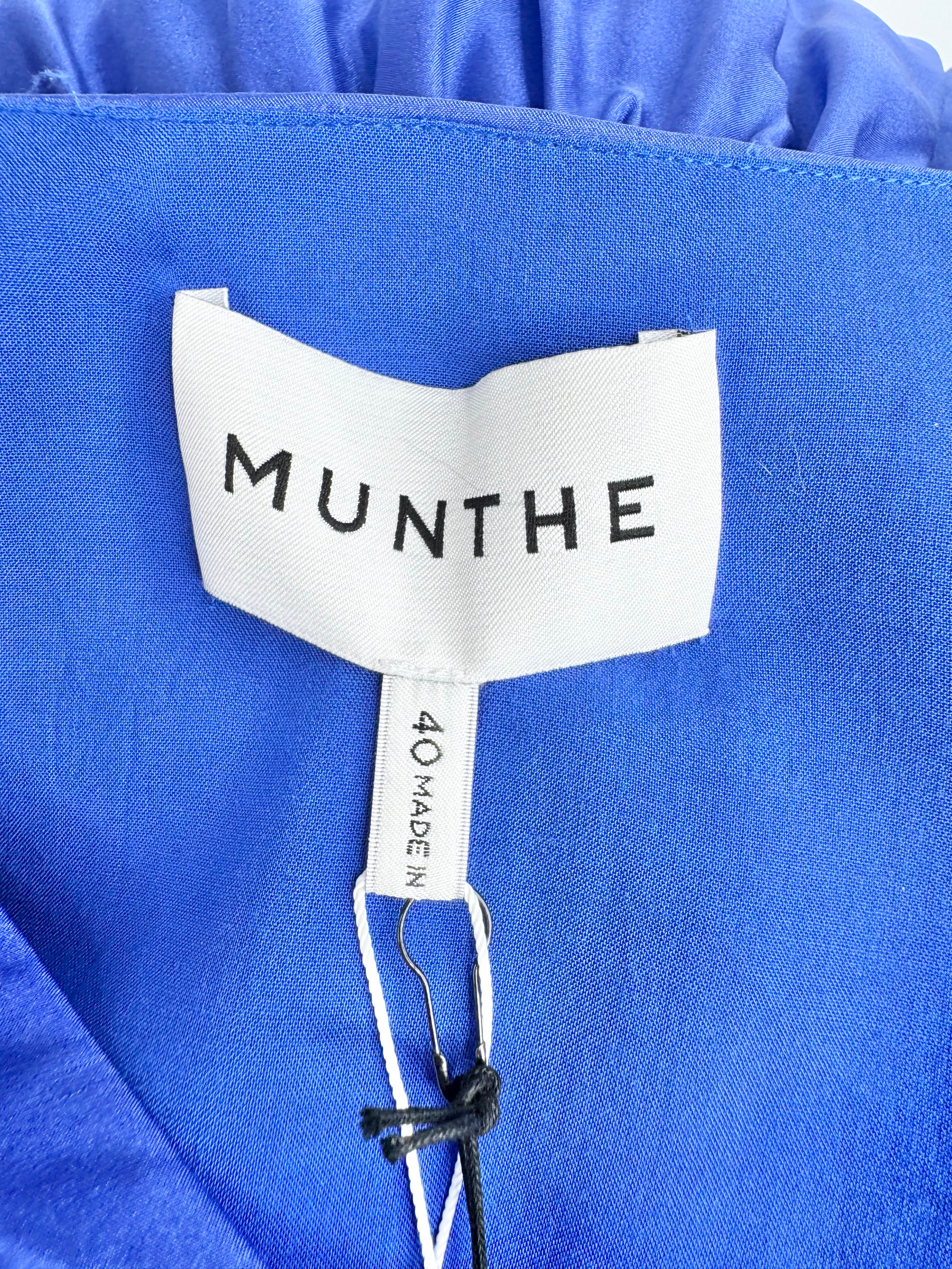 Munthe 'MT Distant Indigo' Silk Dress NWT - AU10