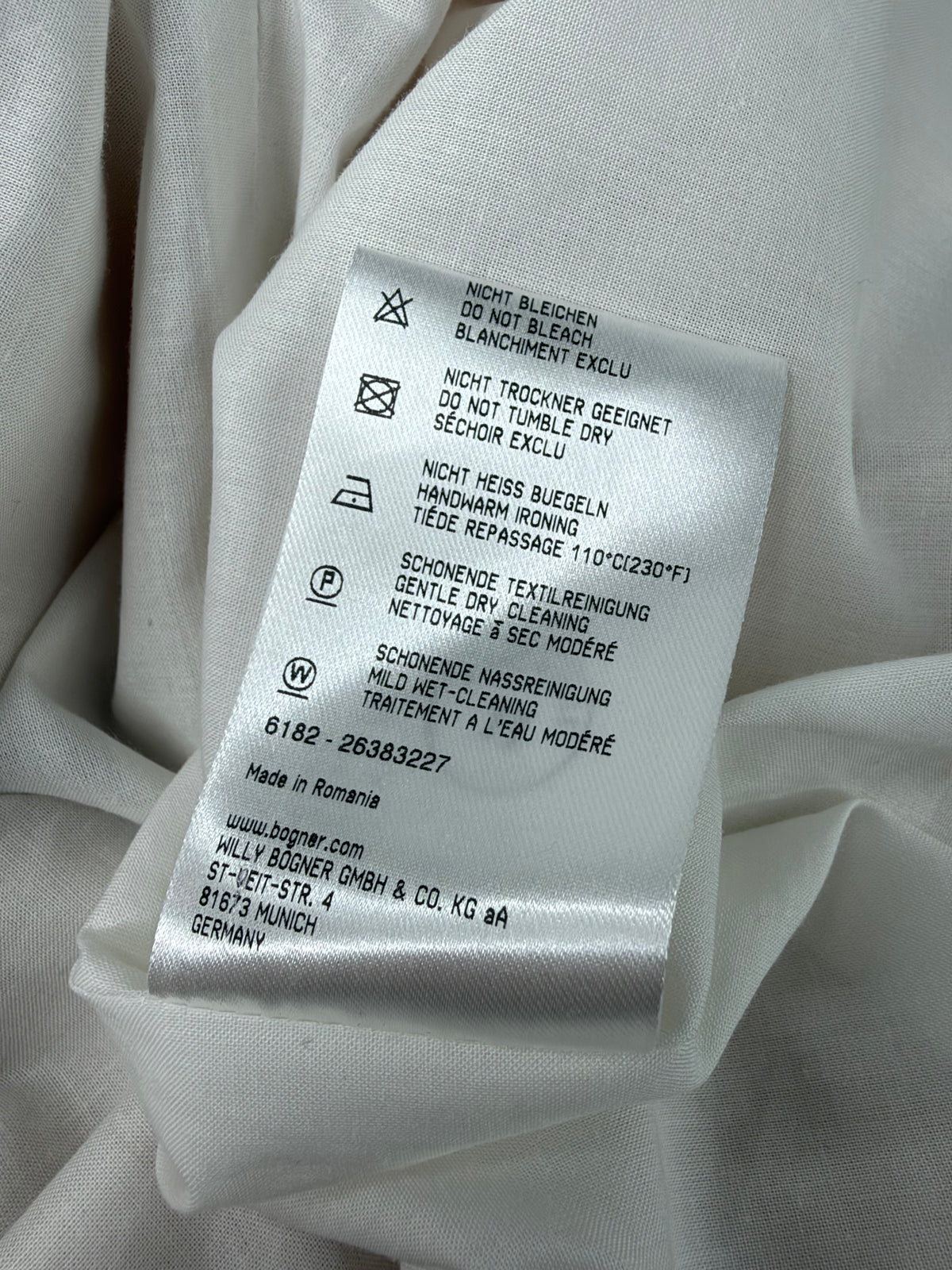 Bogner Beige Pencil Skirt - AU18/20