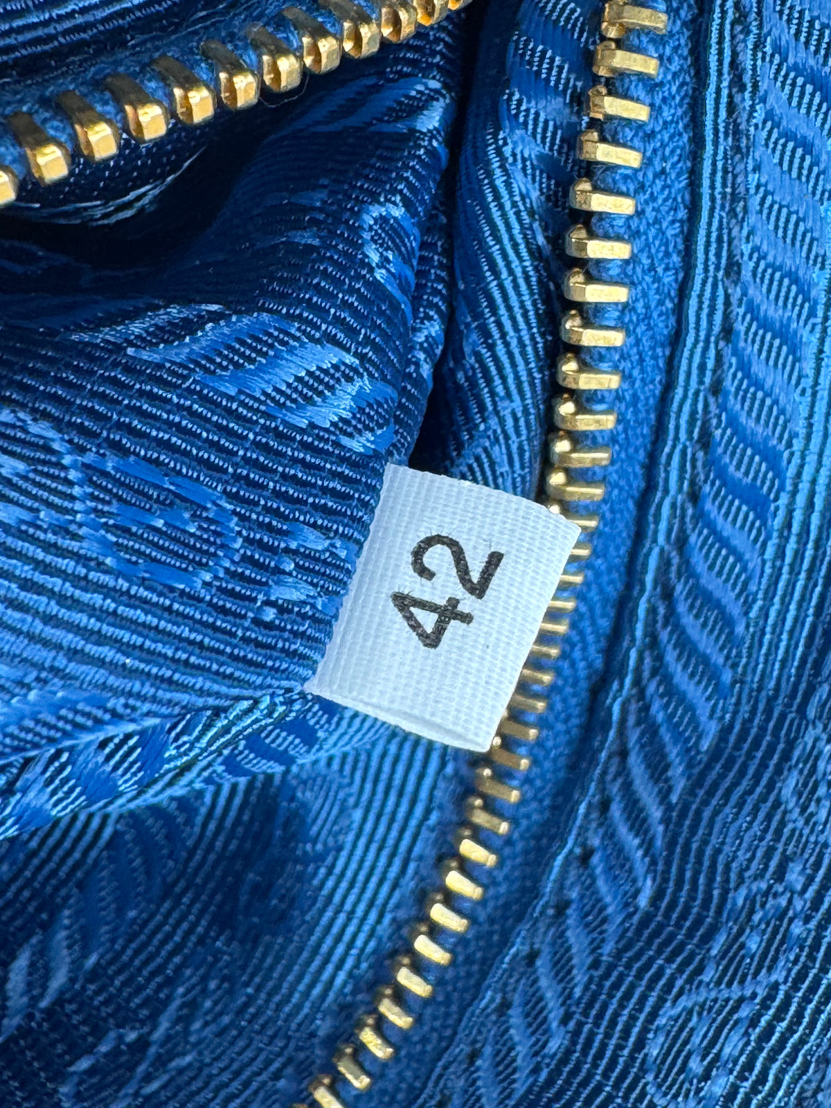 Prada Azzurro Nylon Wristlet