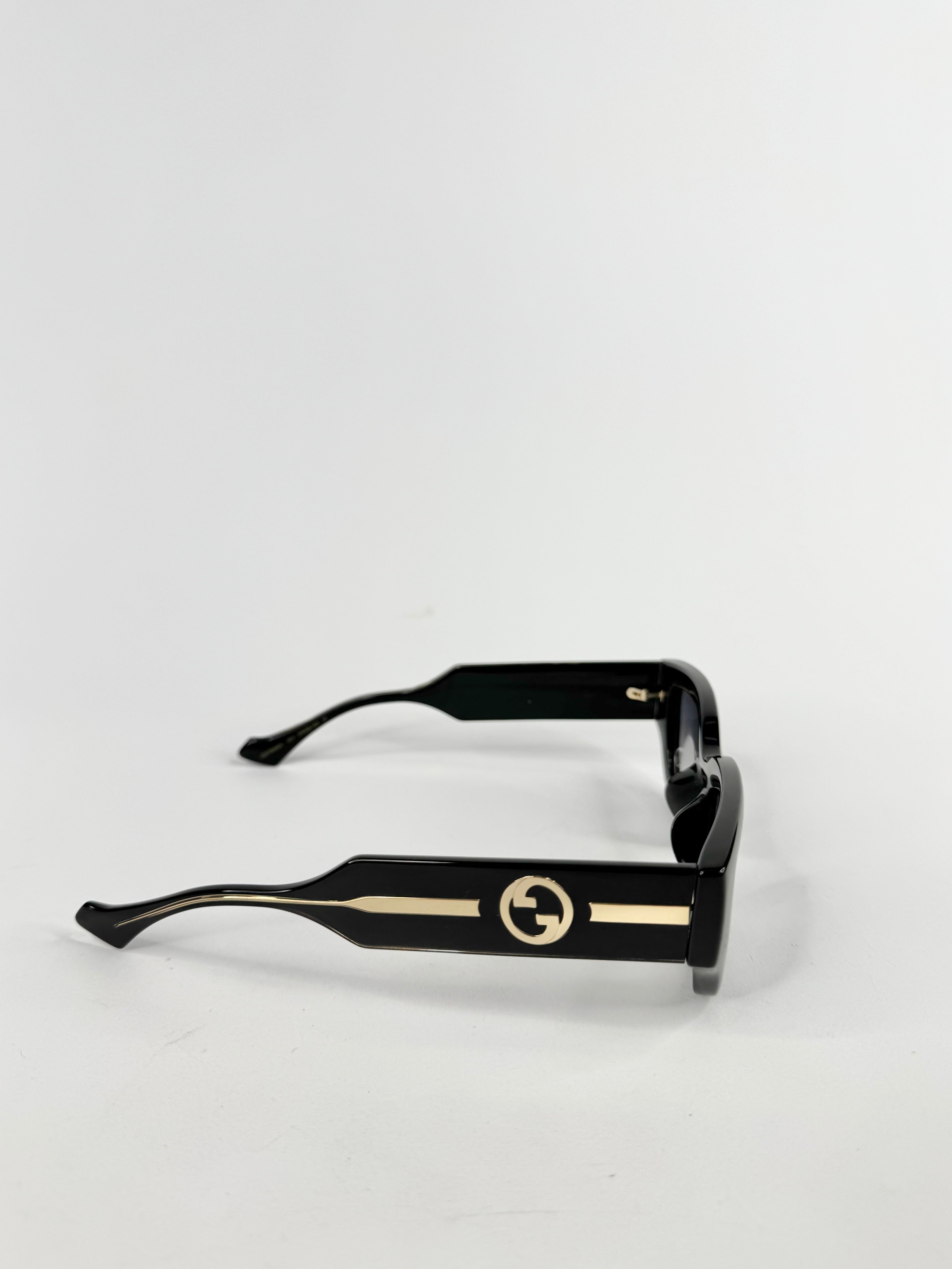 Gucci Black Oversized Square Sunglasses